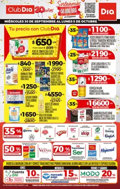 Vista previa del folleto de la tienda Dia válido desde el 30/09/2026 