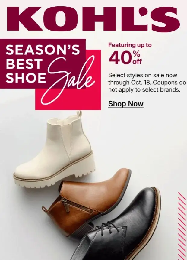 Preview of Kohl's weekly ads valid from 10/09/2026