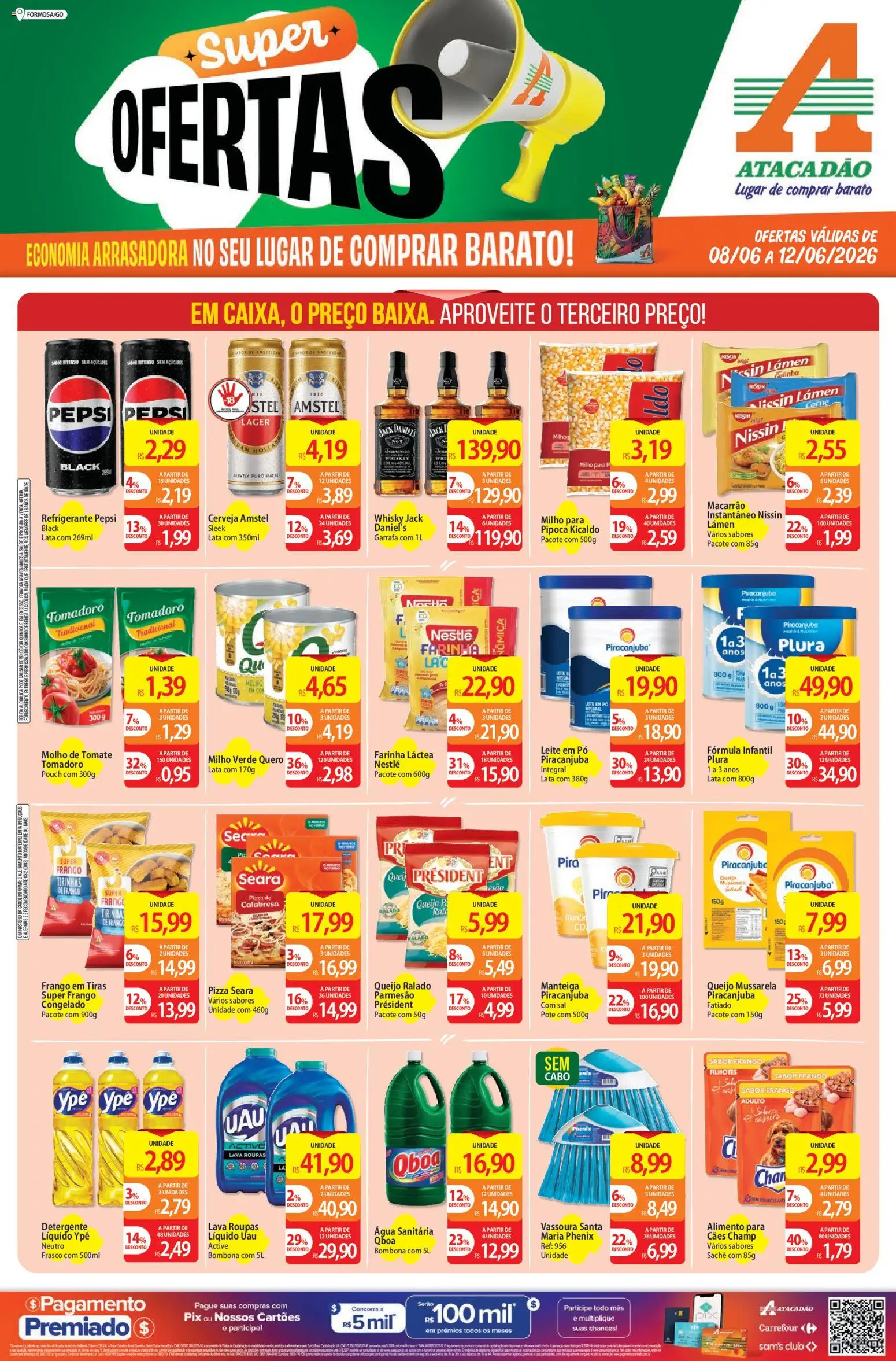 Pré-Visualização do folheto "Atacadão ofertas - GO" da loja Atacadão válido a partir de 08/06/2026