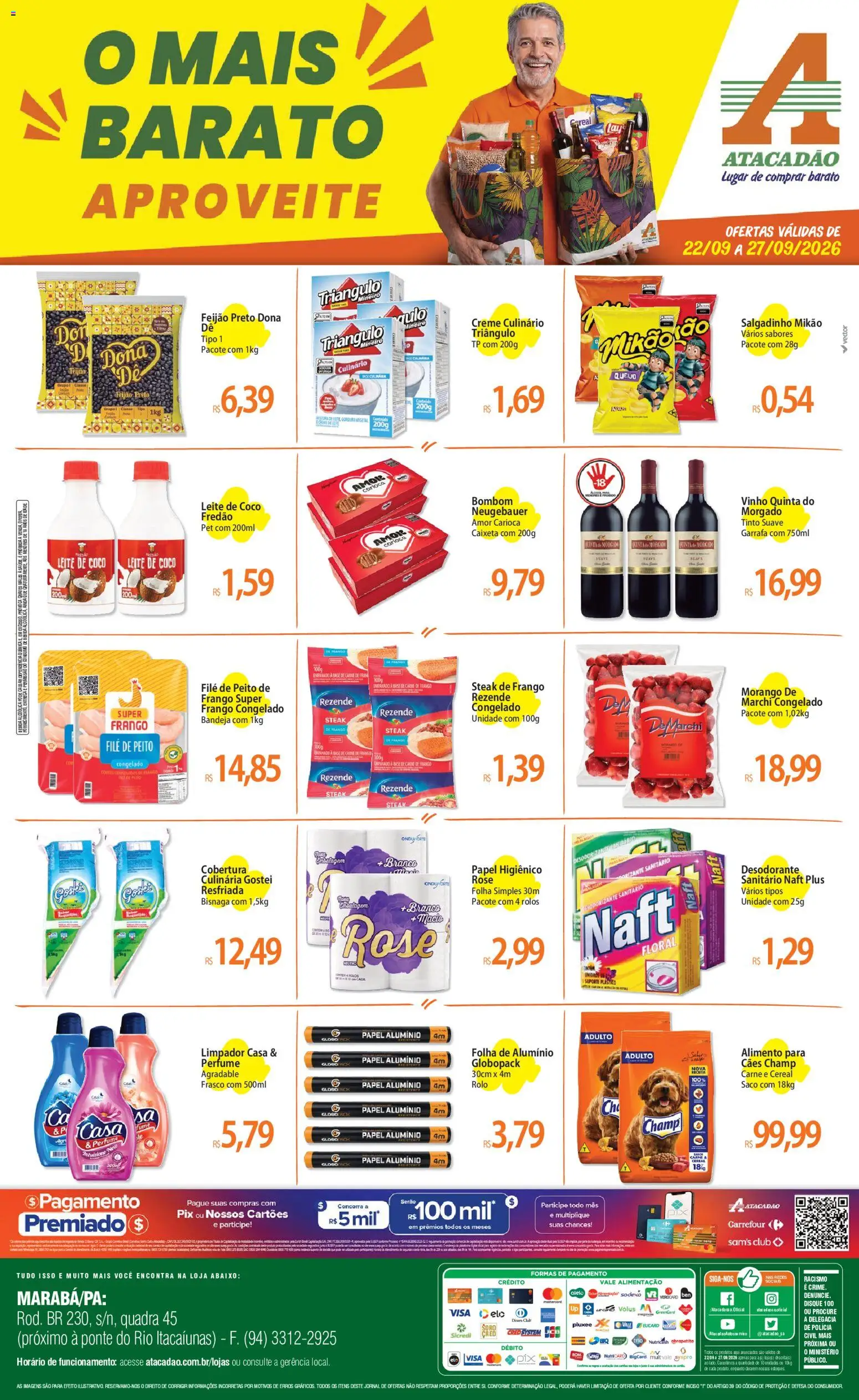 Pré-Visualização do folheto "Atacadão ofertas - PA" da loja Atacadão válido a partir de 22/09/2026