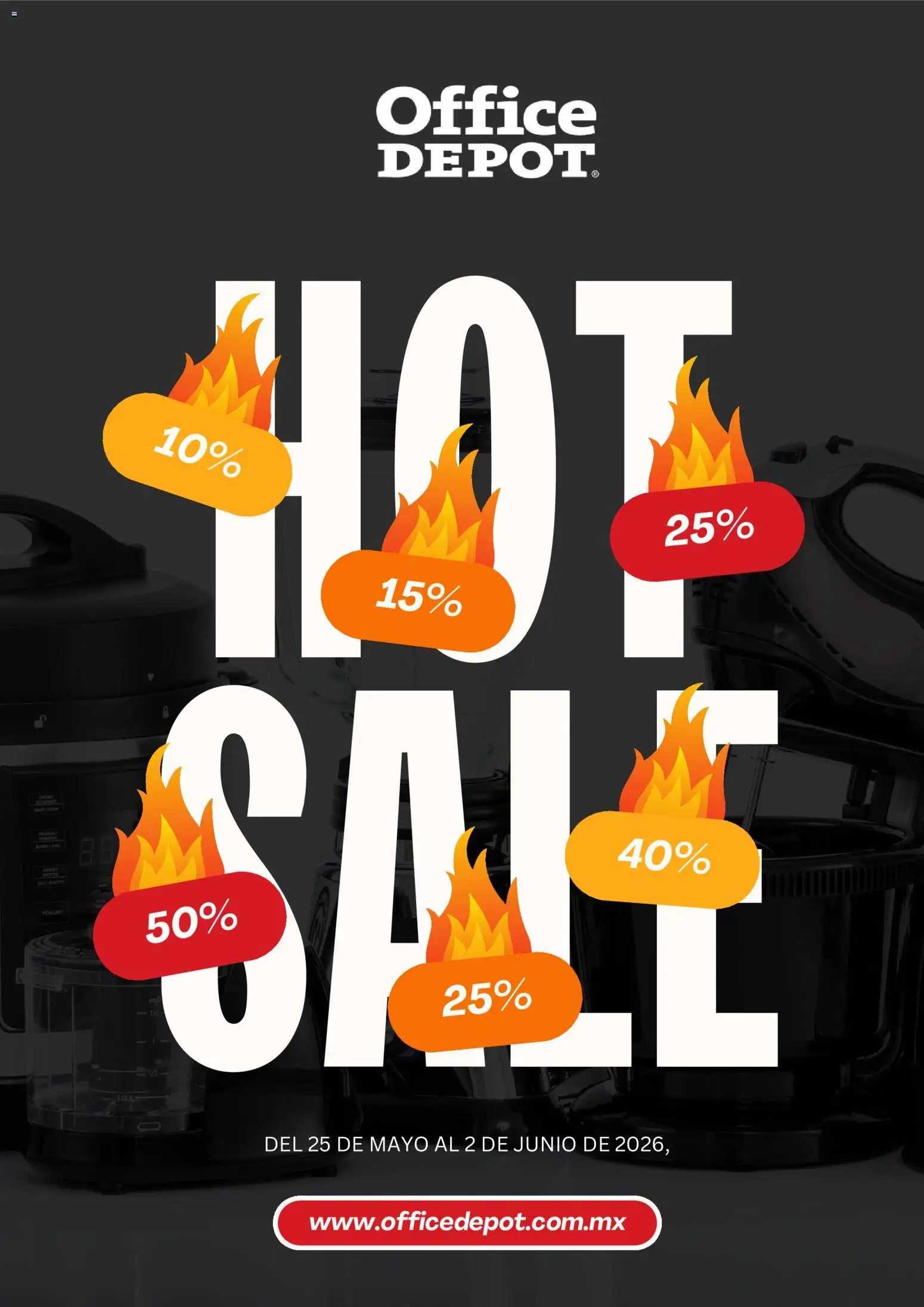 Vista previa las ofertas de la tienda Office Depot - Office Depot Hot Sale desde el 25/05/2026 