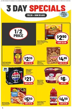 Preview of catalogue IGA 3 Day Specials NSW from shop IGA valid 28/08/2026