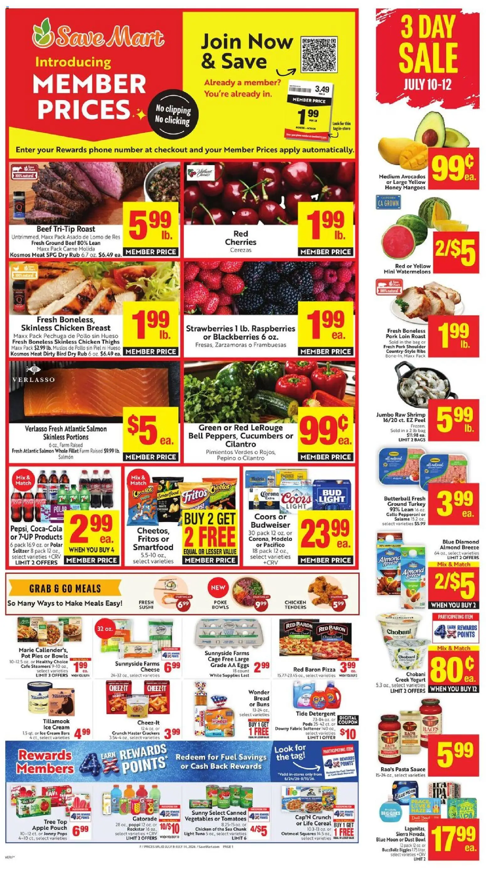 Ad Preview of Save Mart Save Mart Weekly from 07/08/2026