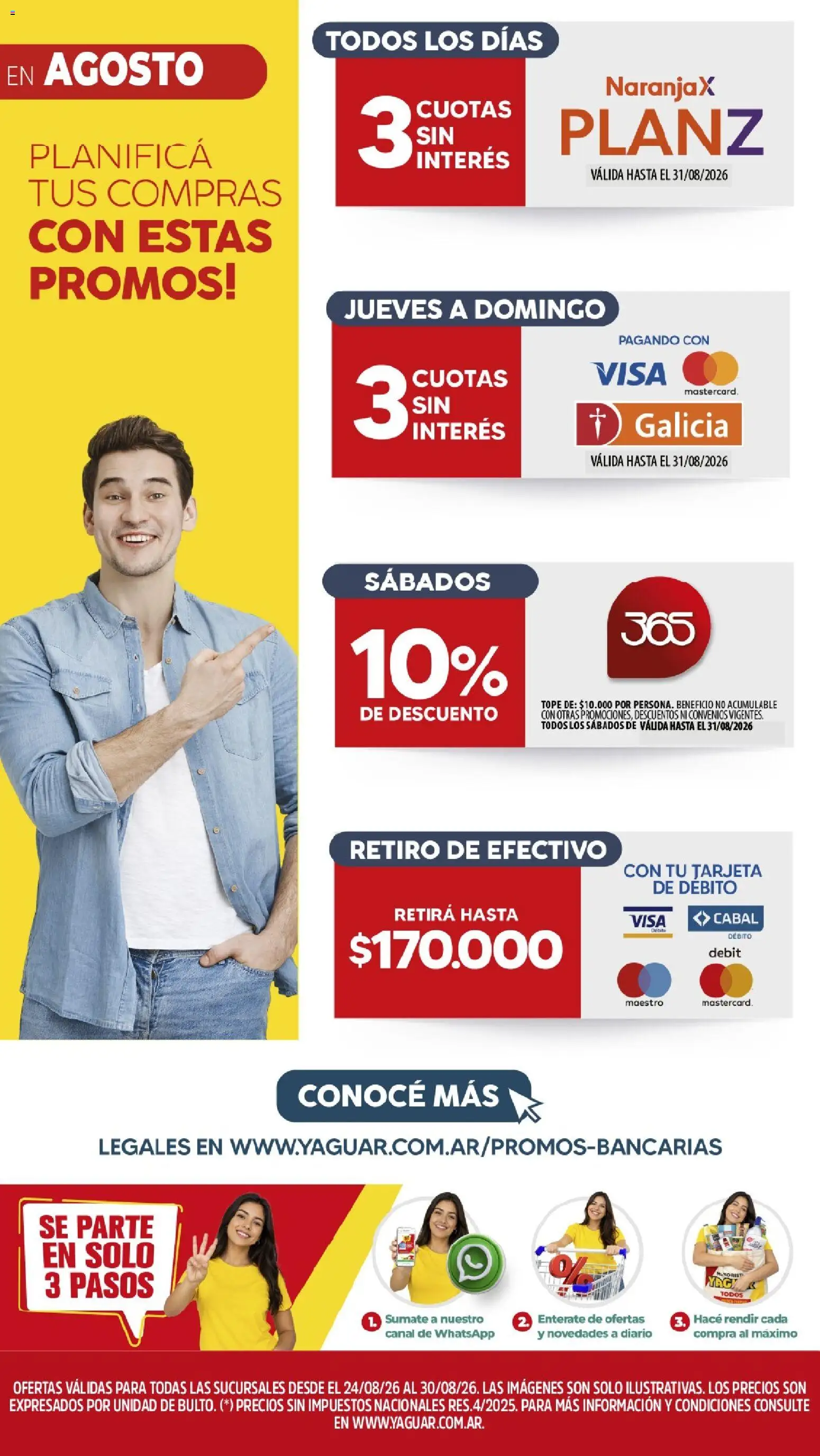 Vista previa del folleto de la tienda Yaguar válido desde el 24/08/2026 