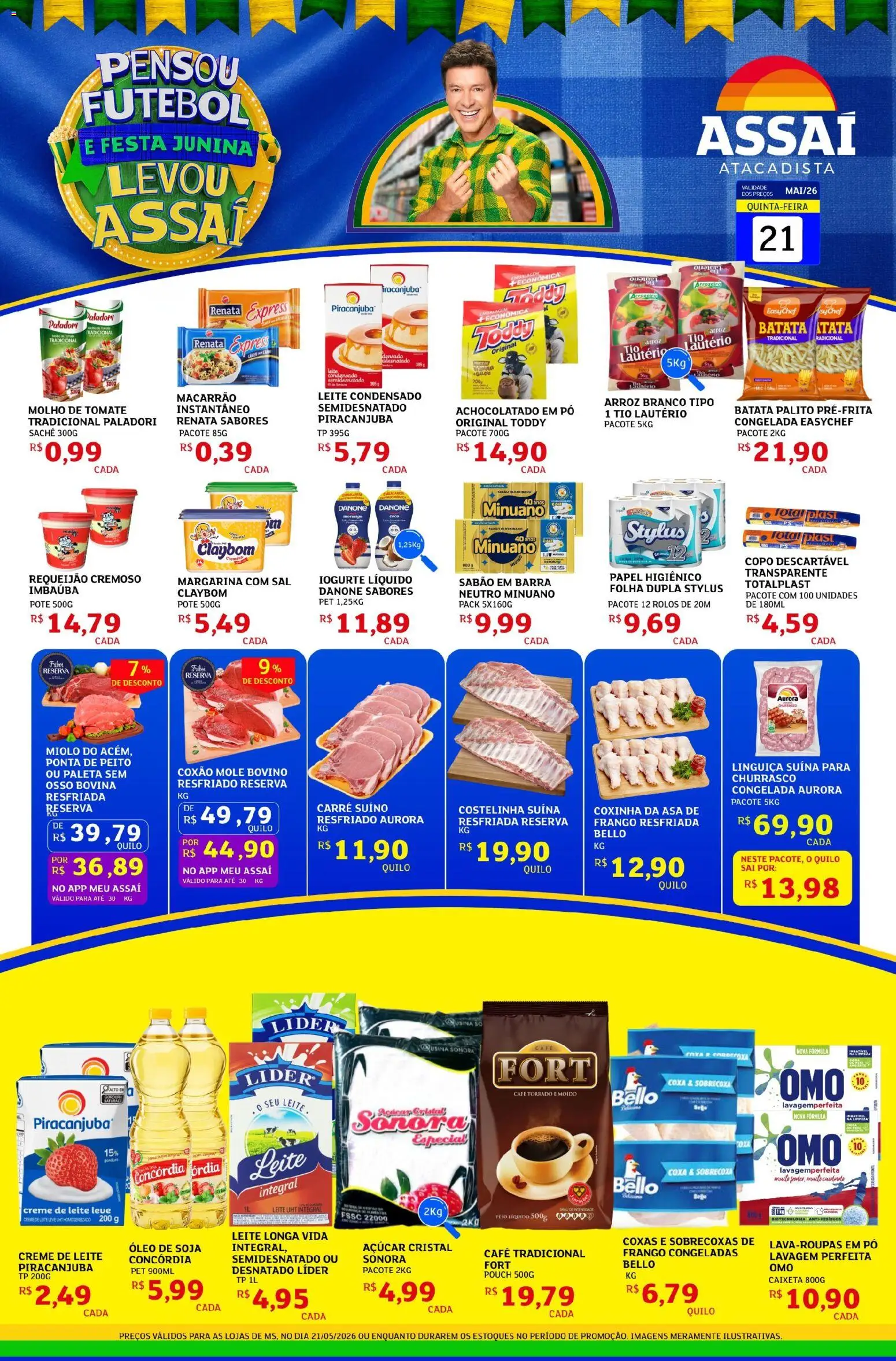 Pré-Visualização do folheto "Assaí Atacadista ofertas - MS" da loja Assaí Atacadista válido a partir de 21/05/2026