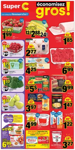 Preview of leaflet Super C weekly flyer / circulaire from shop Super C is valid from Aug 06, 2026