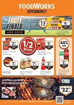 Preview of catalogue Foodworks catalogue from shop Foodworks valid 30/09/2026