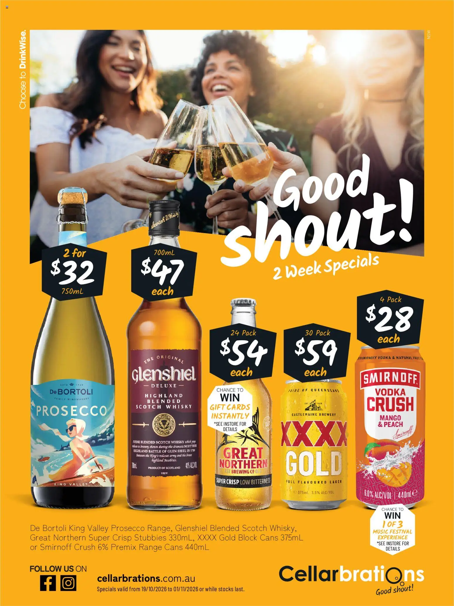 Preview of catalogue Cellarbrations catalogue from shop Cellarbrations valid 19/10/2026