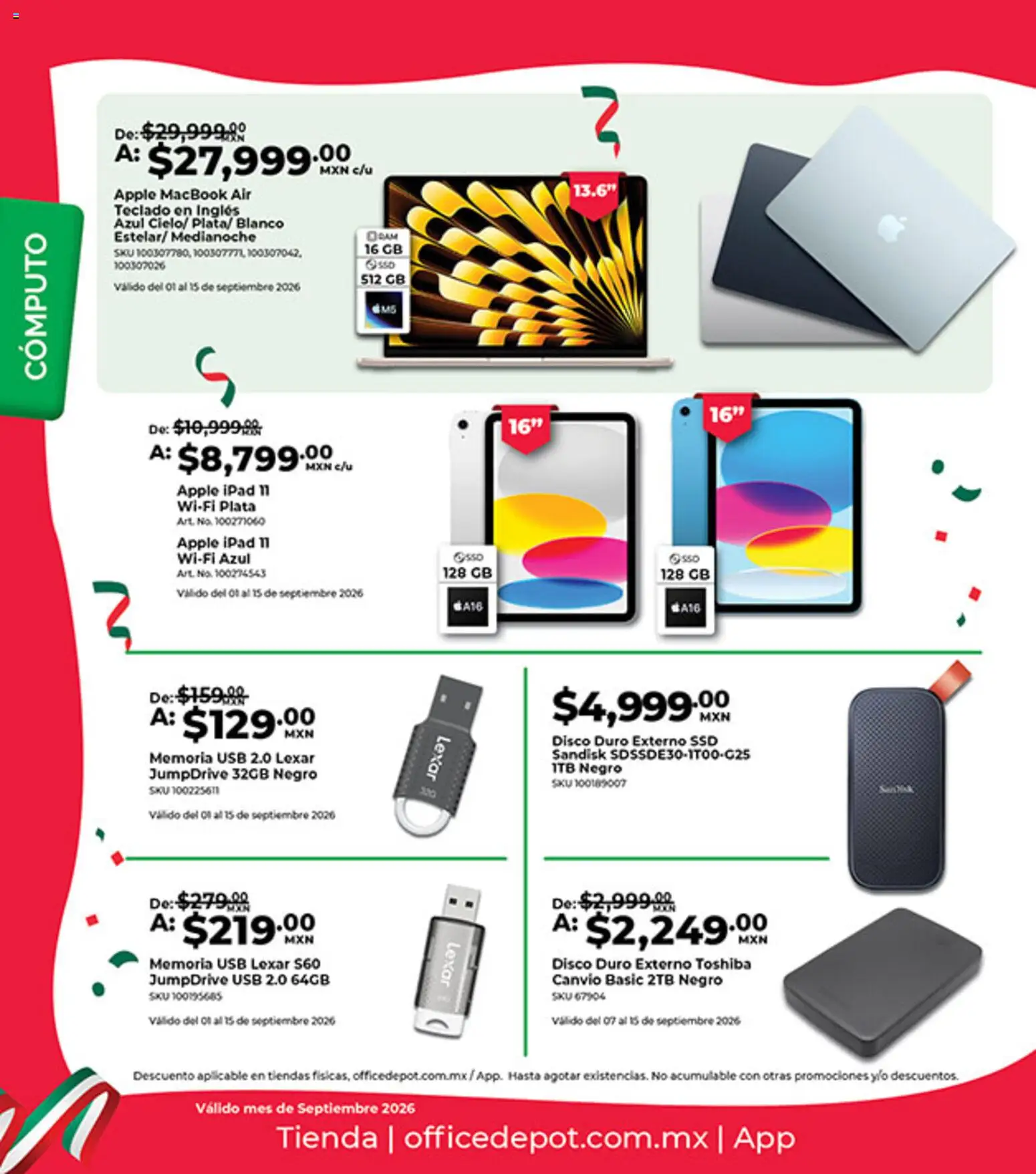 Vista previa las ofertas de la tienda Office Depot - Office Depot catálogo desde el 01/09/2026 