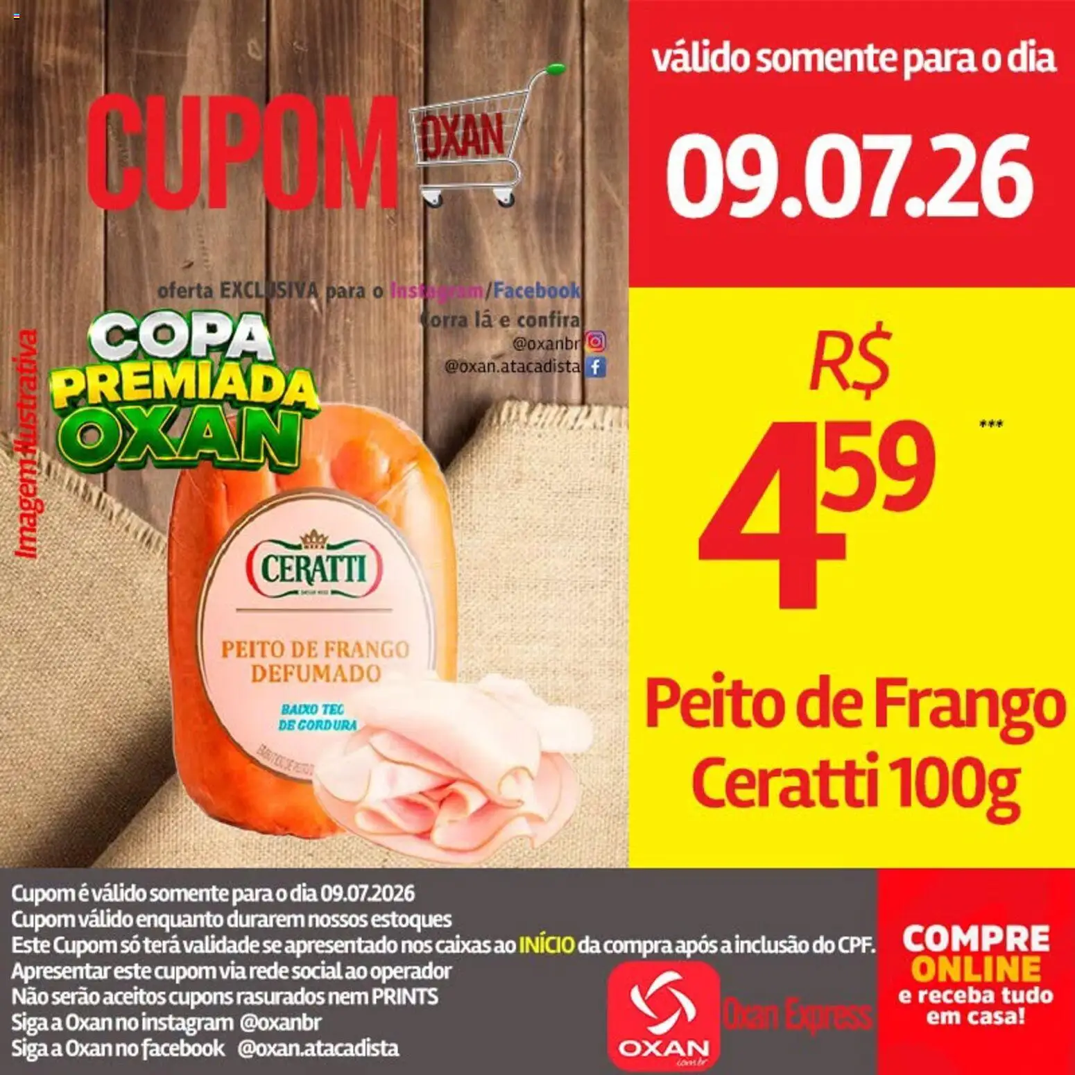 Pré-Visualização do folheto "Oxan Atacadista - Ofertas da semana" da loja Oxan Atacadista válido a partir de 09/07/2026