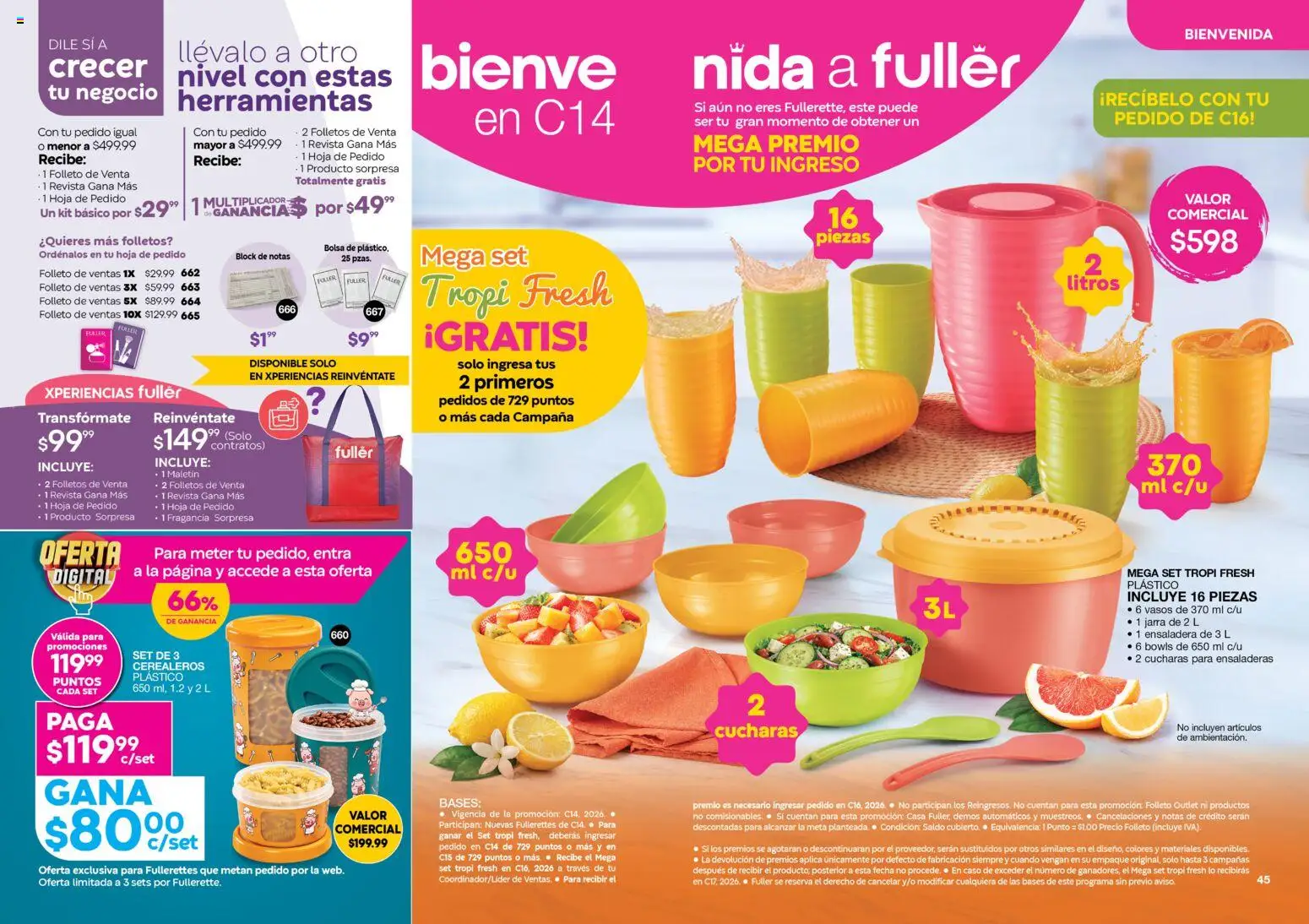 Vista previa las ofertas de la tienda Fuller - Fuller Gana Más 14 2026 desde el 14/10/2026 