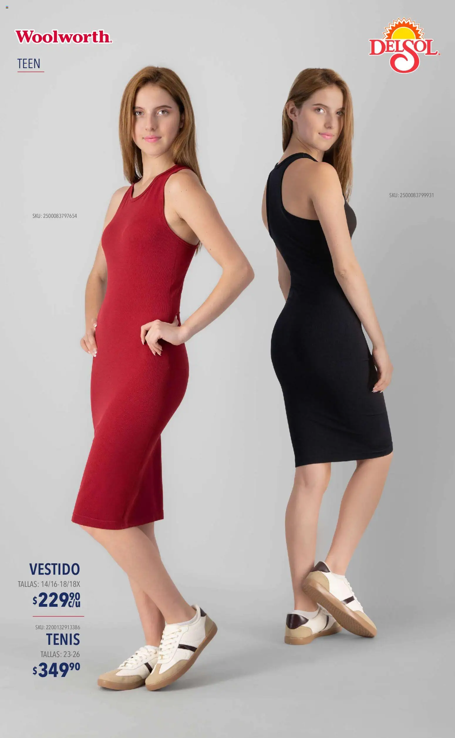 Vista previa las ofertas de la tienda Del Sol y Woolworth - Del Sol y Woolworth catálogo Moda Esenciales desde el 10/09/2026 