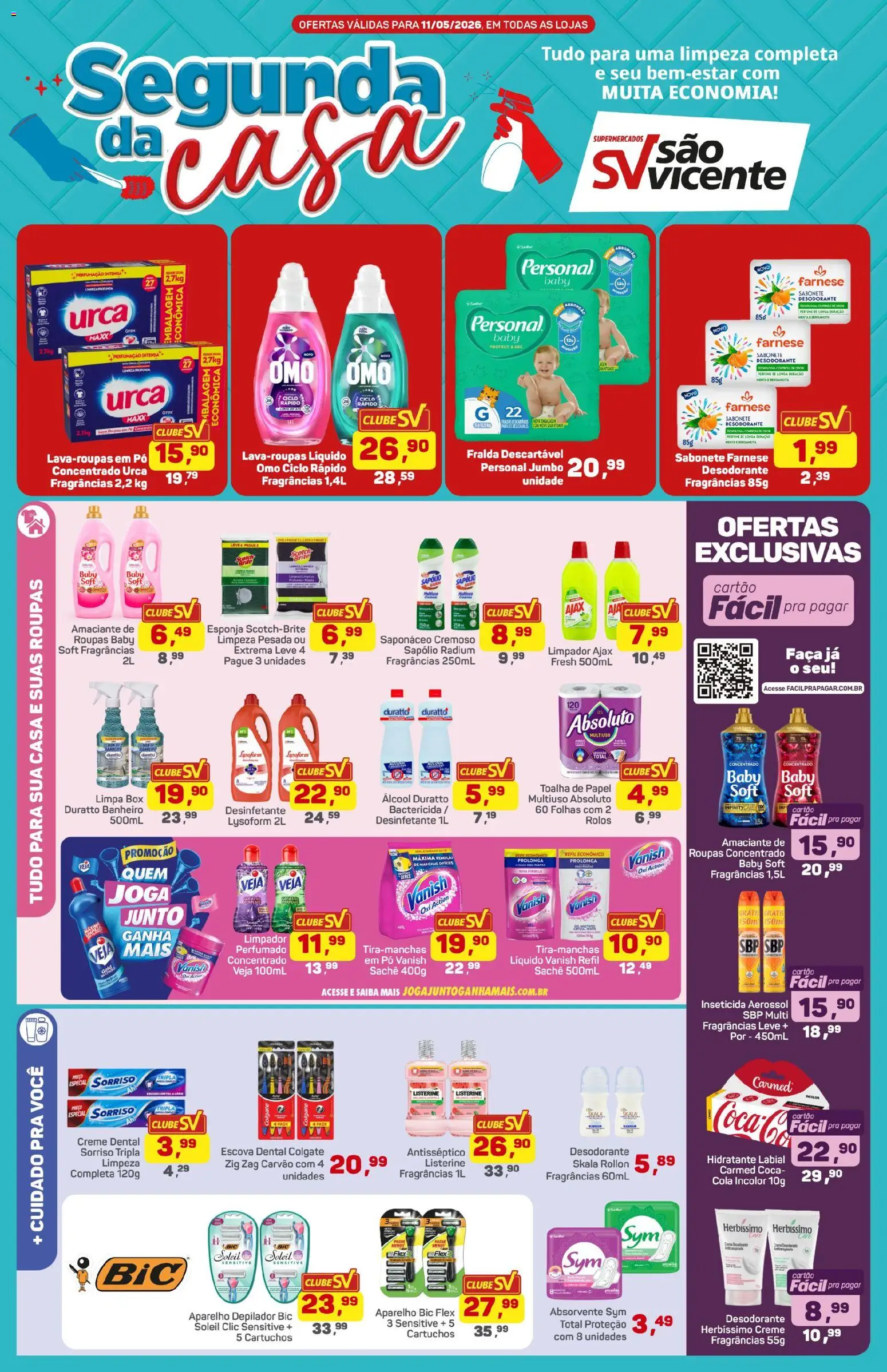 Pré-Visualização do folheto "Supermercados São Vicente - Ofertas da semana" da loja Supermercados São Vicente válido a partir de 11/05/2026