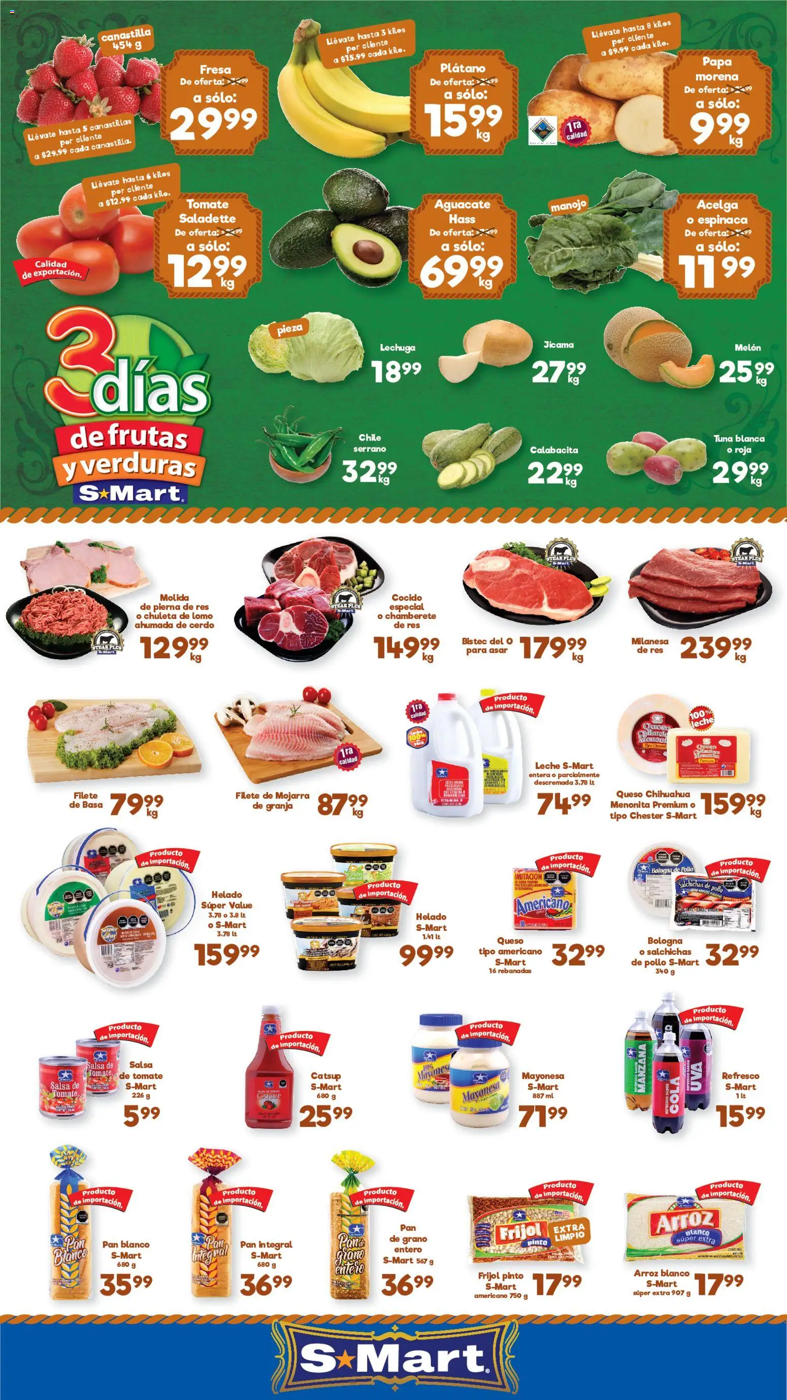 Vista previa las ofertas de la tienda S-Mart - S-Mart folleto Reynosa desde el 21/07/2026 