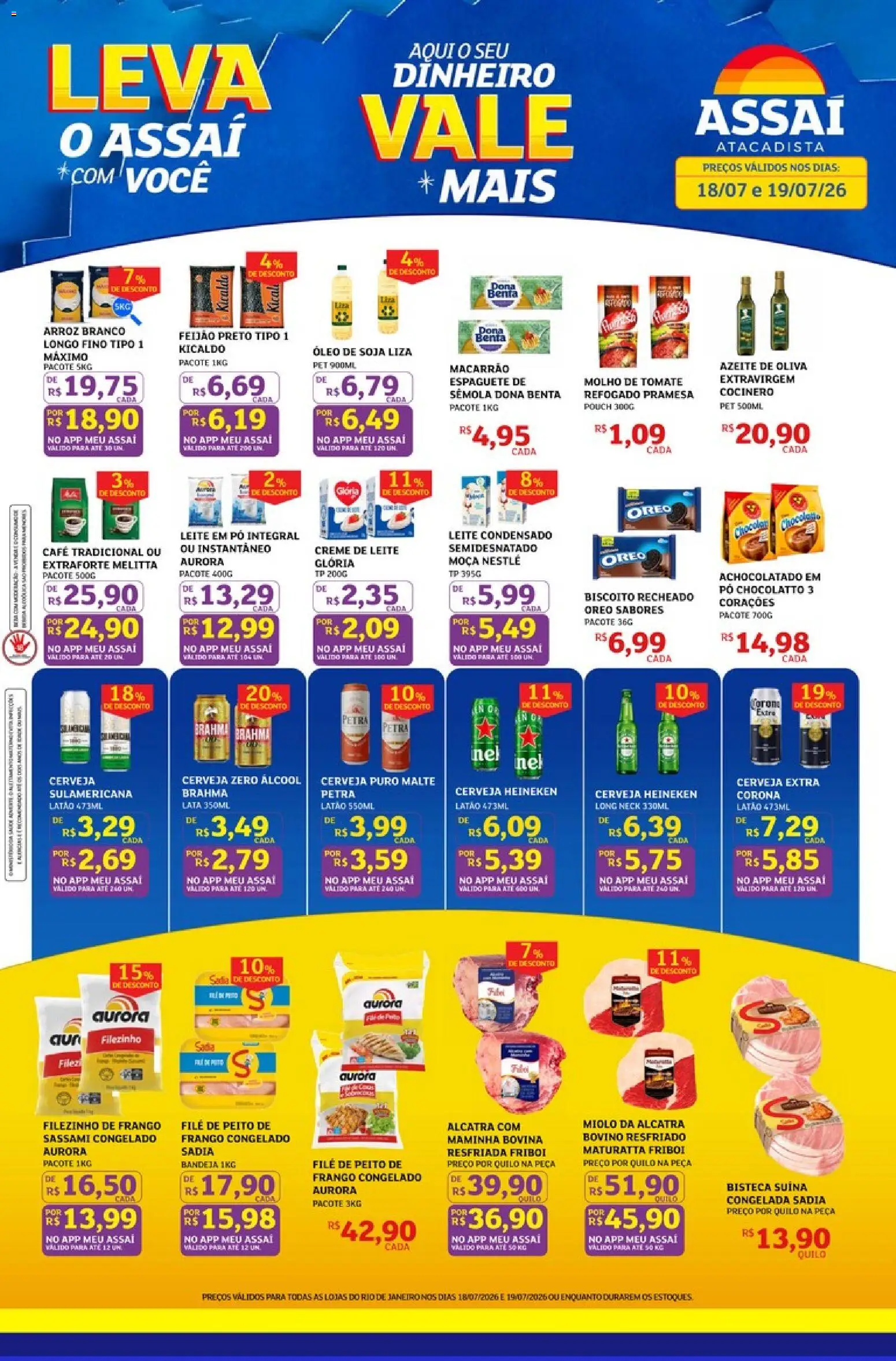 Pré-Visualização do folheto "Assaí Atacadista ofertas - RJ" da loja Assaí Atacadista válido a partir de 18/07/2026