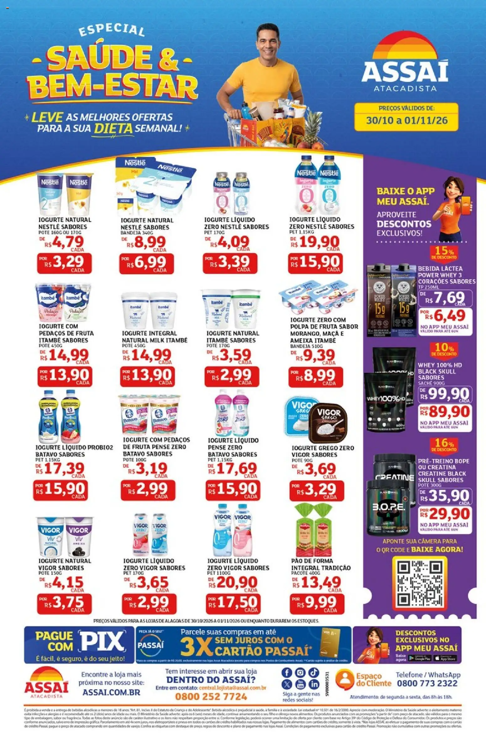 Pré-Visualização do folheto "Assaí Atacadista ofertas - AL" da loja Assaí Atacadista válido a partir de 30/10/2026