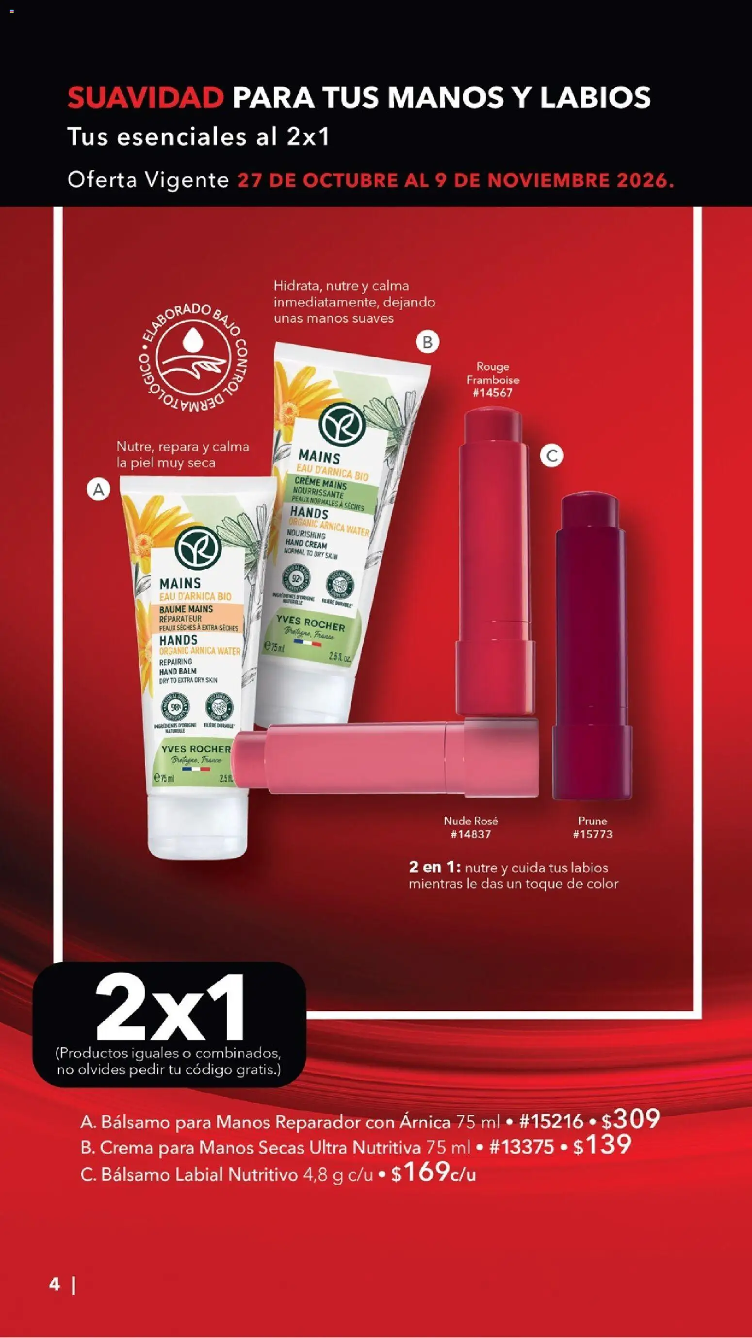 Vista previa las ofertas de la tienda Yves Rocher - Yves Rocher Buen Fin desde el 27/10/2026 