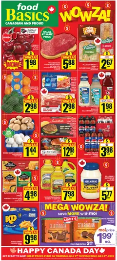 Preview of leaflet Food Basics weekly flyer / circulaire from shop Food Basics is valid from Jul 02, 2026