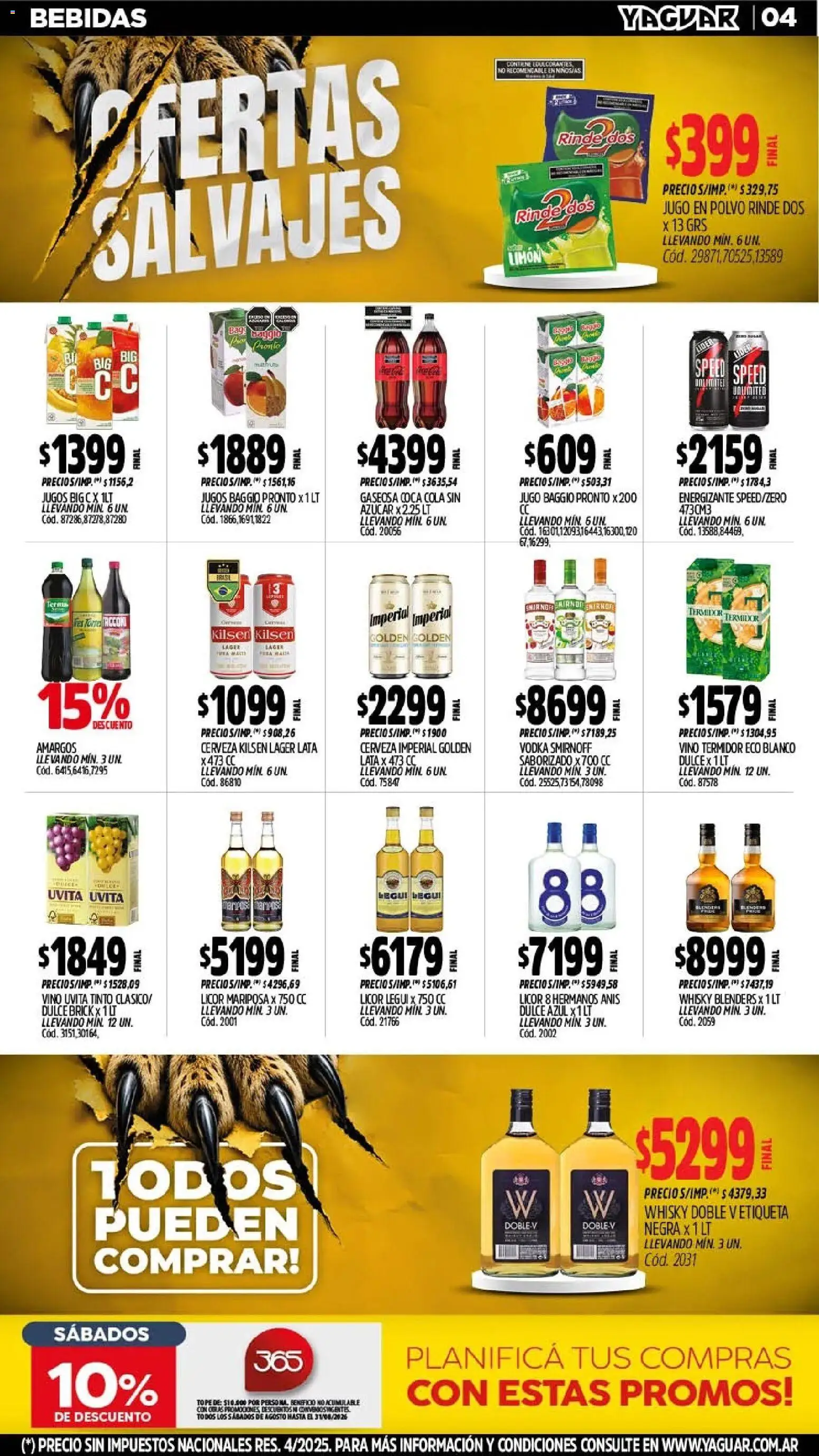 Vista previa del folleto de la tienda Yaguar válido desde el 03/08/2026 