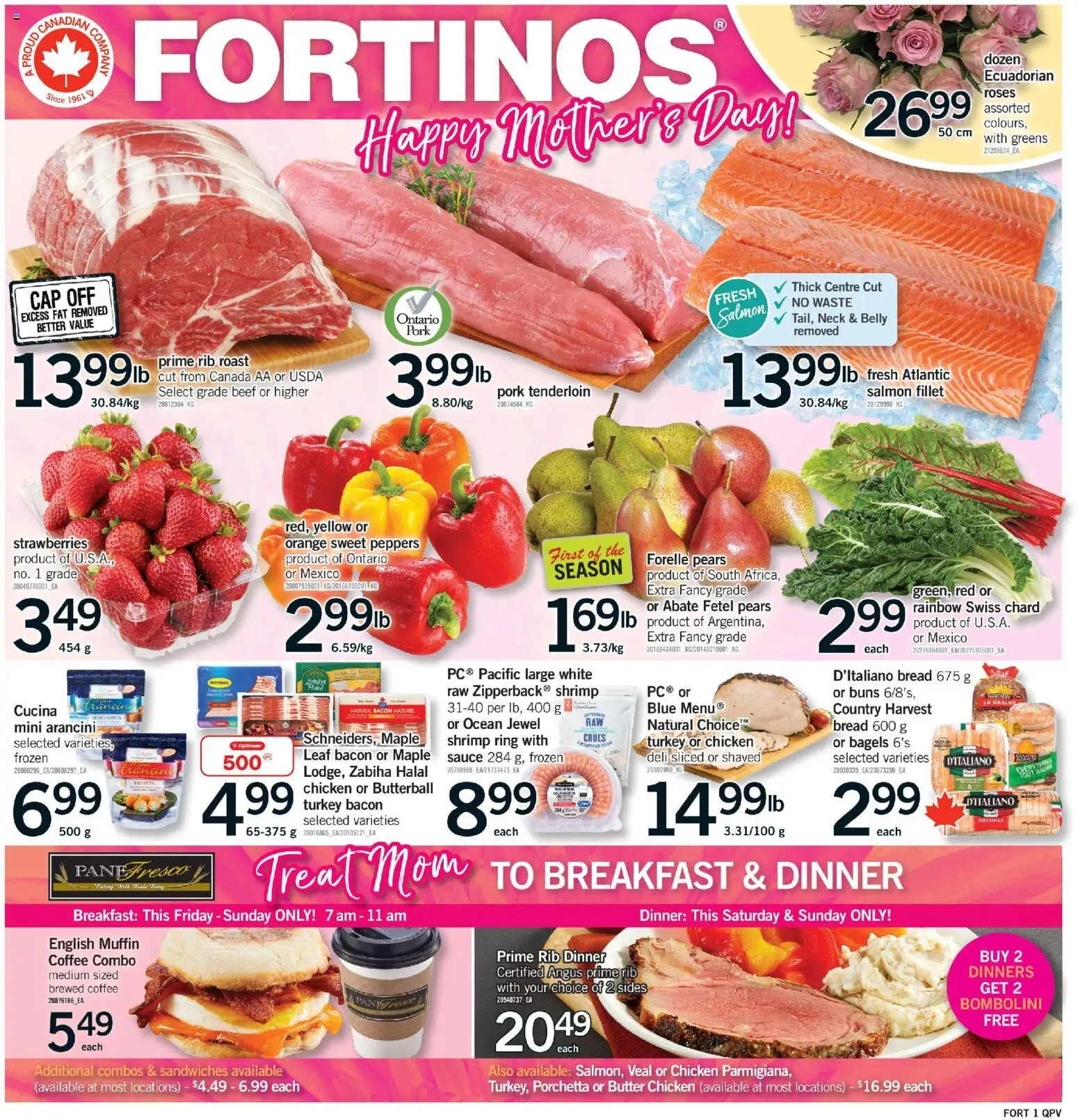 Preview of leaflet Fortinos weekly flyer - Vaughan from shop Fortinos is valid from May 07, 2026