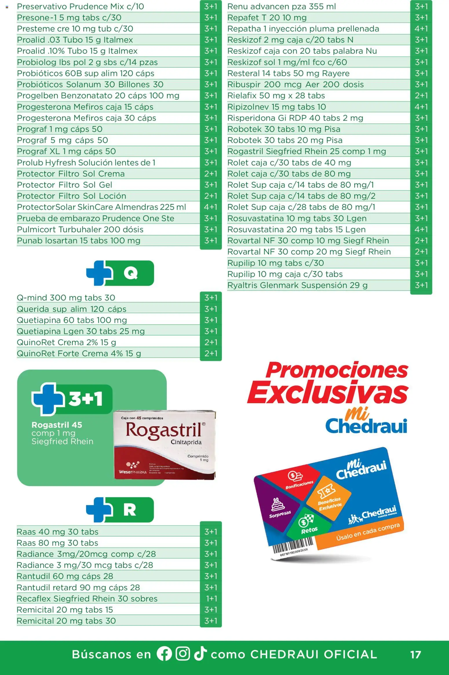 Vista previa las ofertas de la tienda Chedraui - Chedraui folleto Plan de farmacia desde el 01/07/2026 