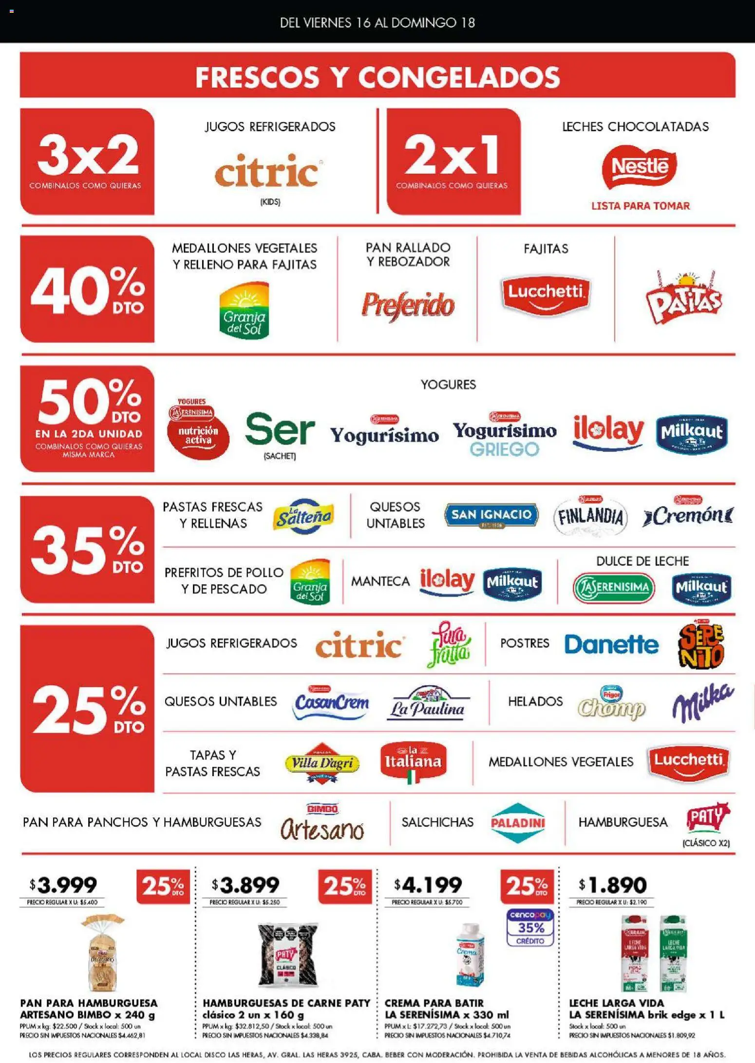 Vista previa del folleto de la tienda Disco válido desde el 16/10/2026 