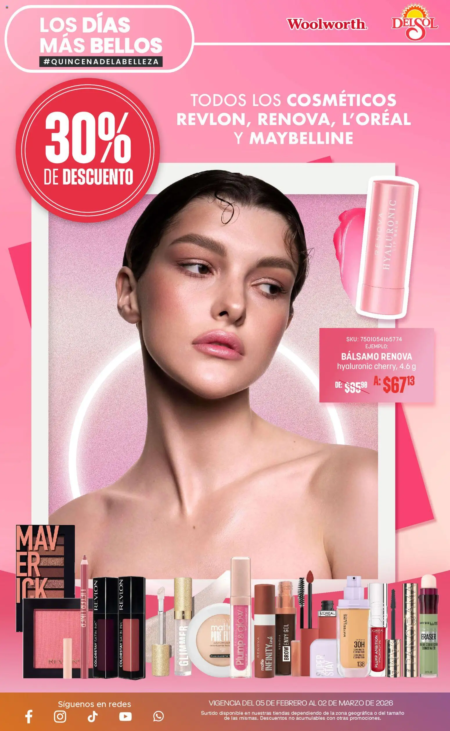Vista previa las ofertas de la tienda Del Sol y Woolworth - Catálogo desde el 05/02/2026 - Bálsamo
