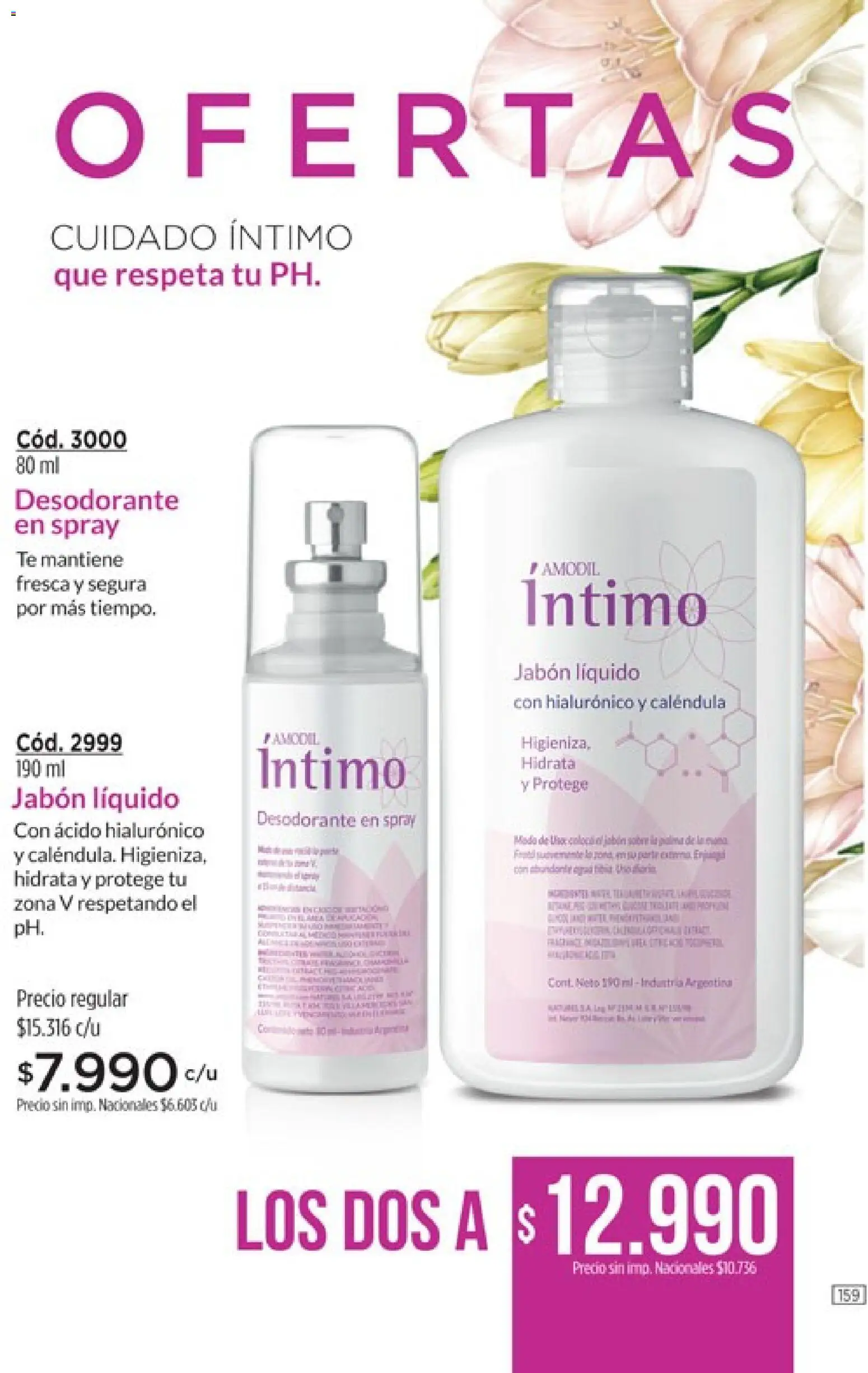 Vista previa del folleto de la tienda Amodil válido desde el 01/10/2026 - Té, Desodorante, Jabón, Jabón líquido