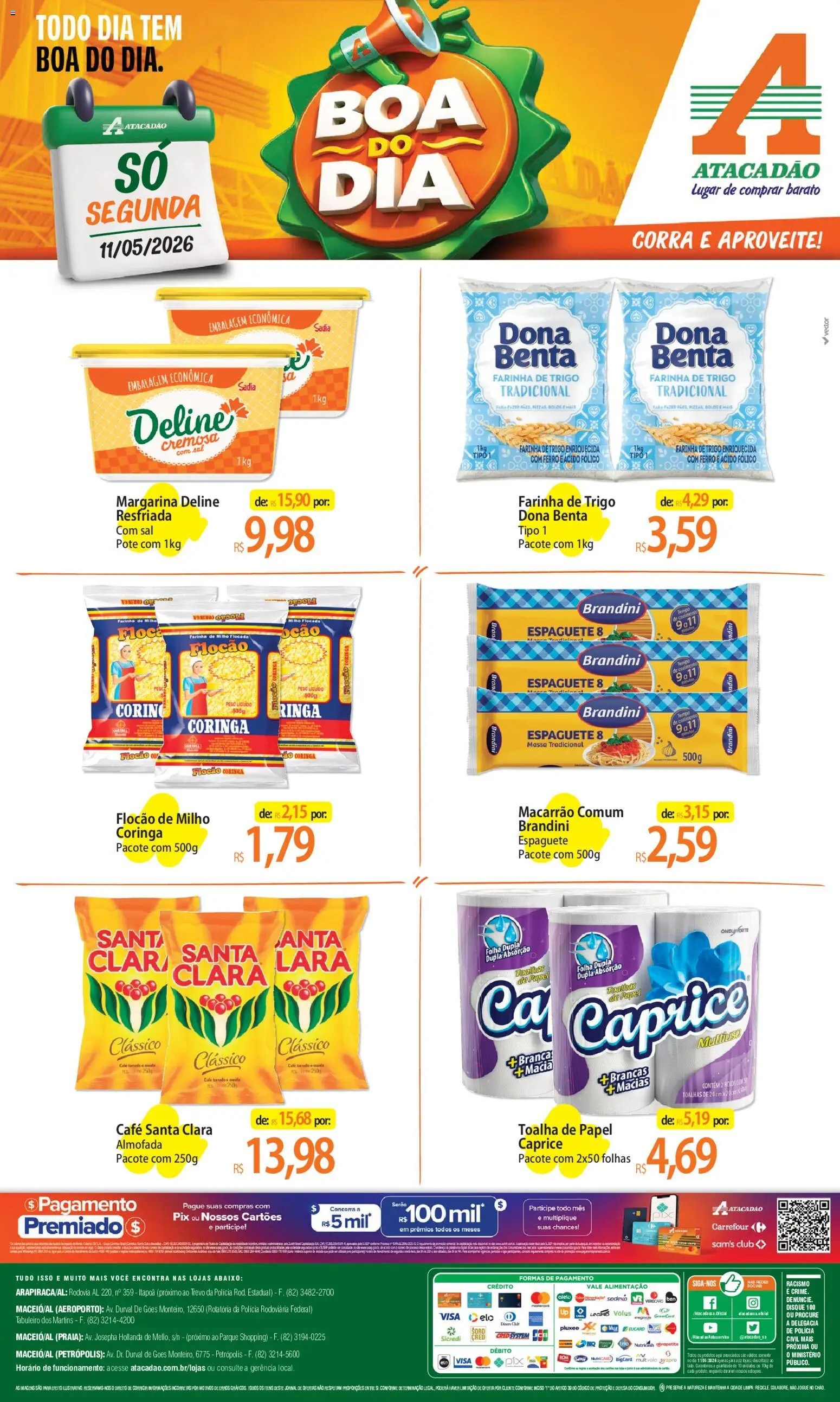 Pré-Visualização do folheto "Atacadão ofertas - AL" da loja Atacadão válido a partir de 11/05/2026