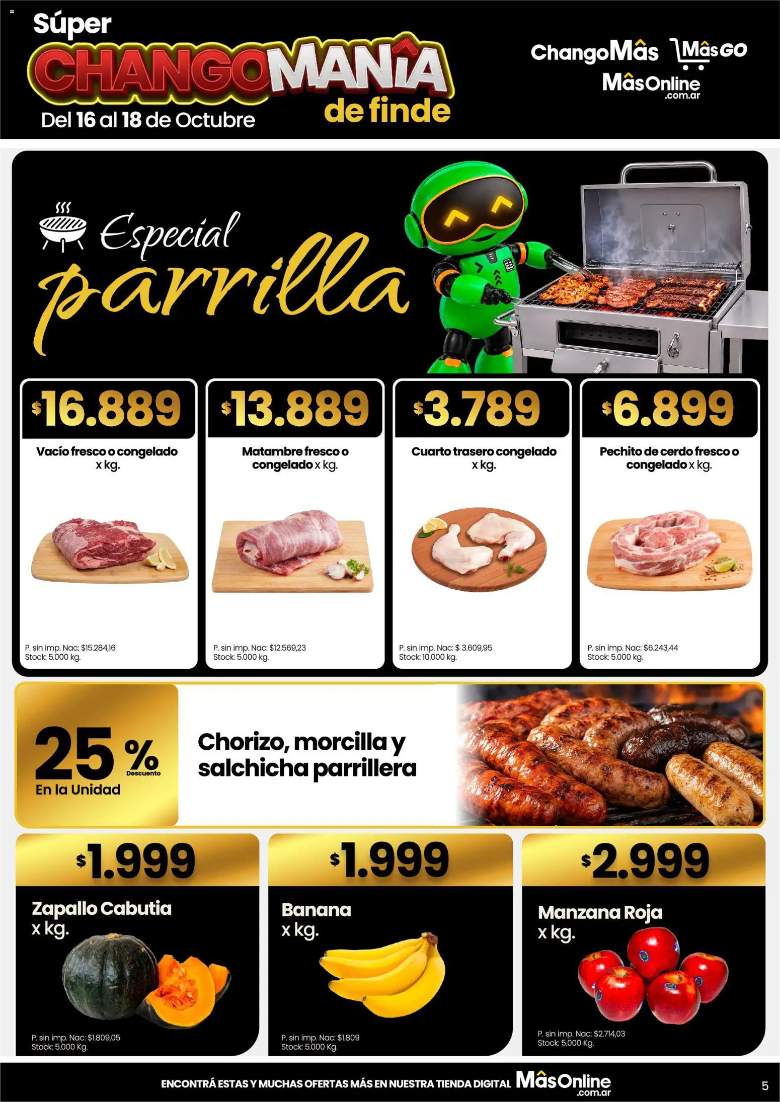 Vista previa del folleto de la tienda Changomas válido desde el 16/10/2026 
