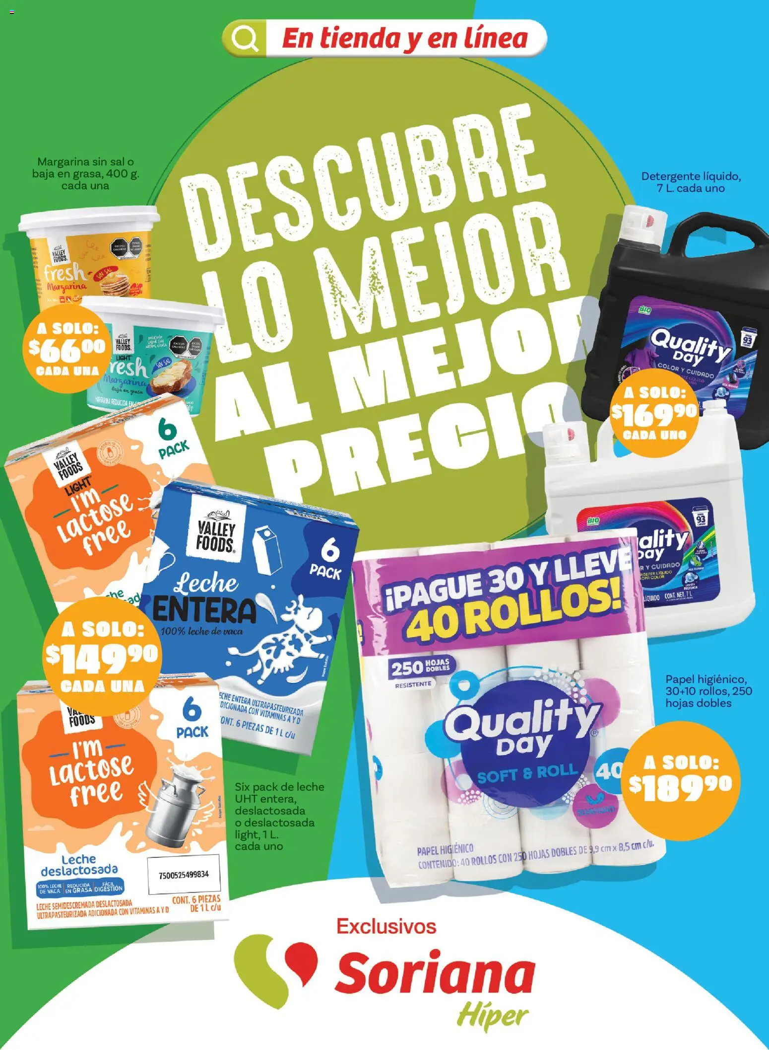 Vista previa las ofertas de la tienda Soriana - Soriana Descubre lo mejor al mejor precio Híper Nacional desde el 31/08/2026 