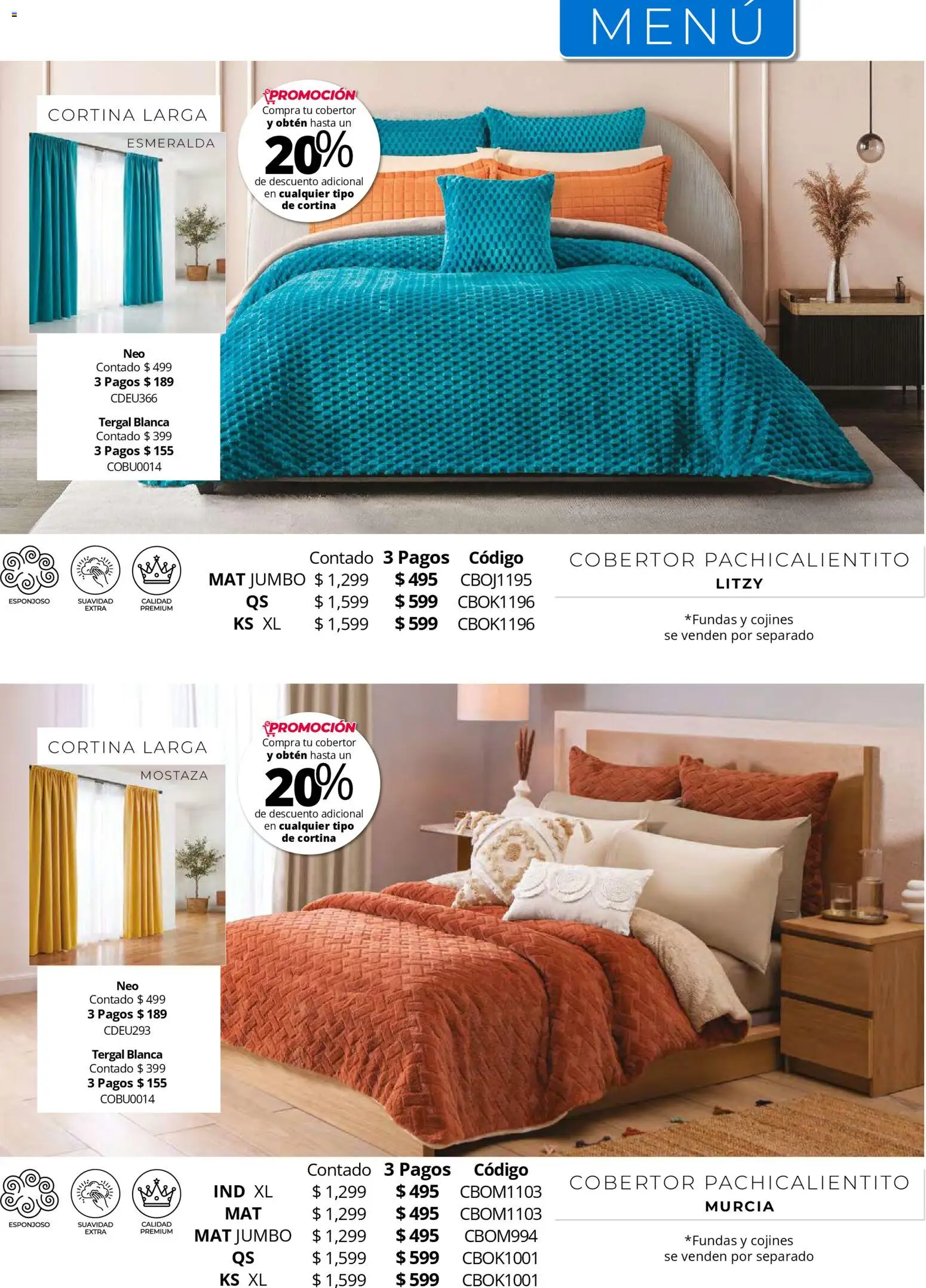 Vista previa las ofertas de la tienda Colchas Concord - Colchas Concord catálogo desde el 01/05/2026 