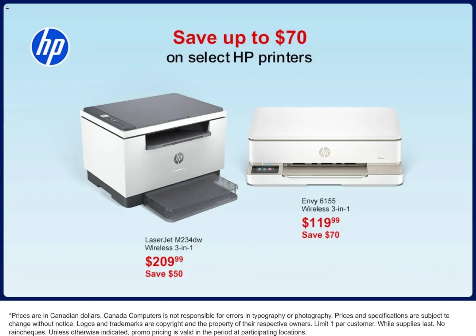 Preview of leaflet Canada Computers weekly flyer from shop Canada Computers is valid from Aug 07, 2026