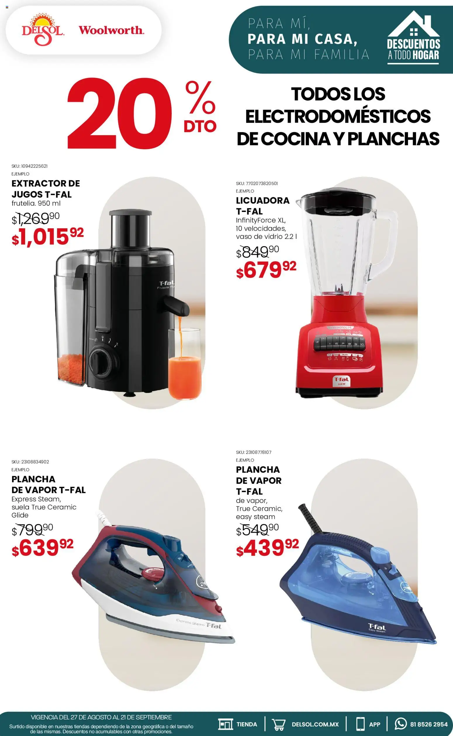 Vista previa las ofertas de la tienda Del Sol y Woolworth - Del Sol y Woolworth catálogo desde el 27/08/2026 
