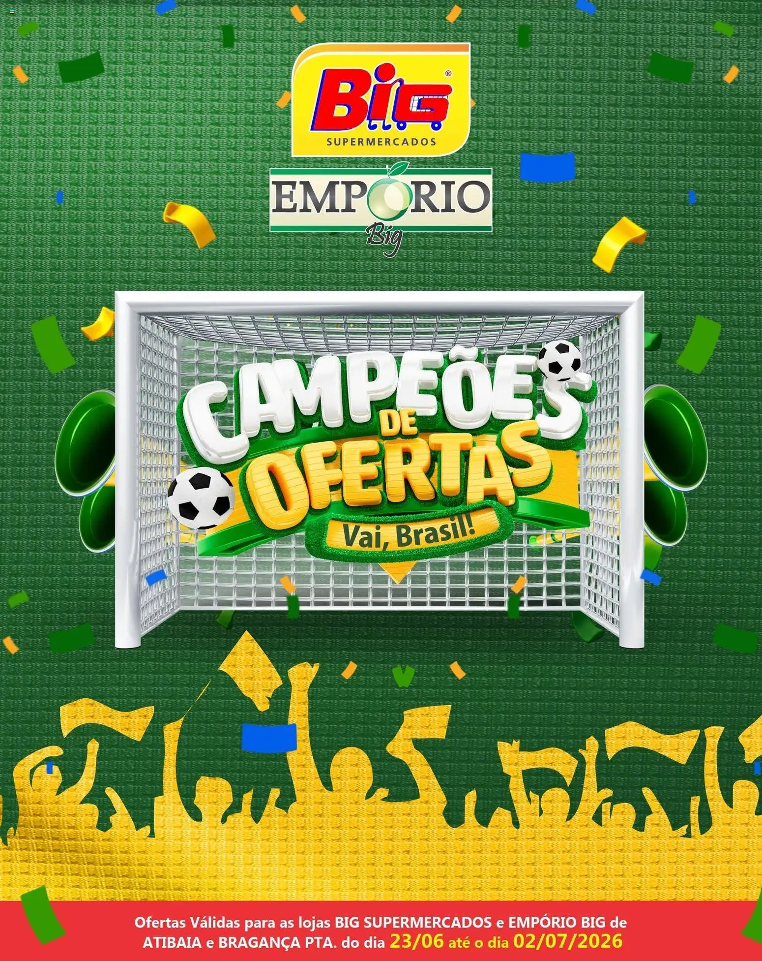 Pré-Visualização do folheto "Big Supermercados - Ofertas da semana" da loja Big Supermercados válido a partir de 23/06/2026