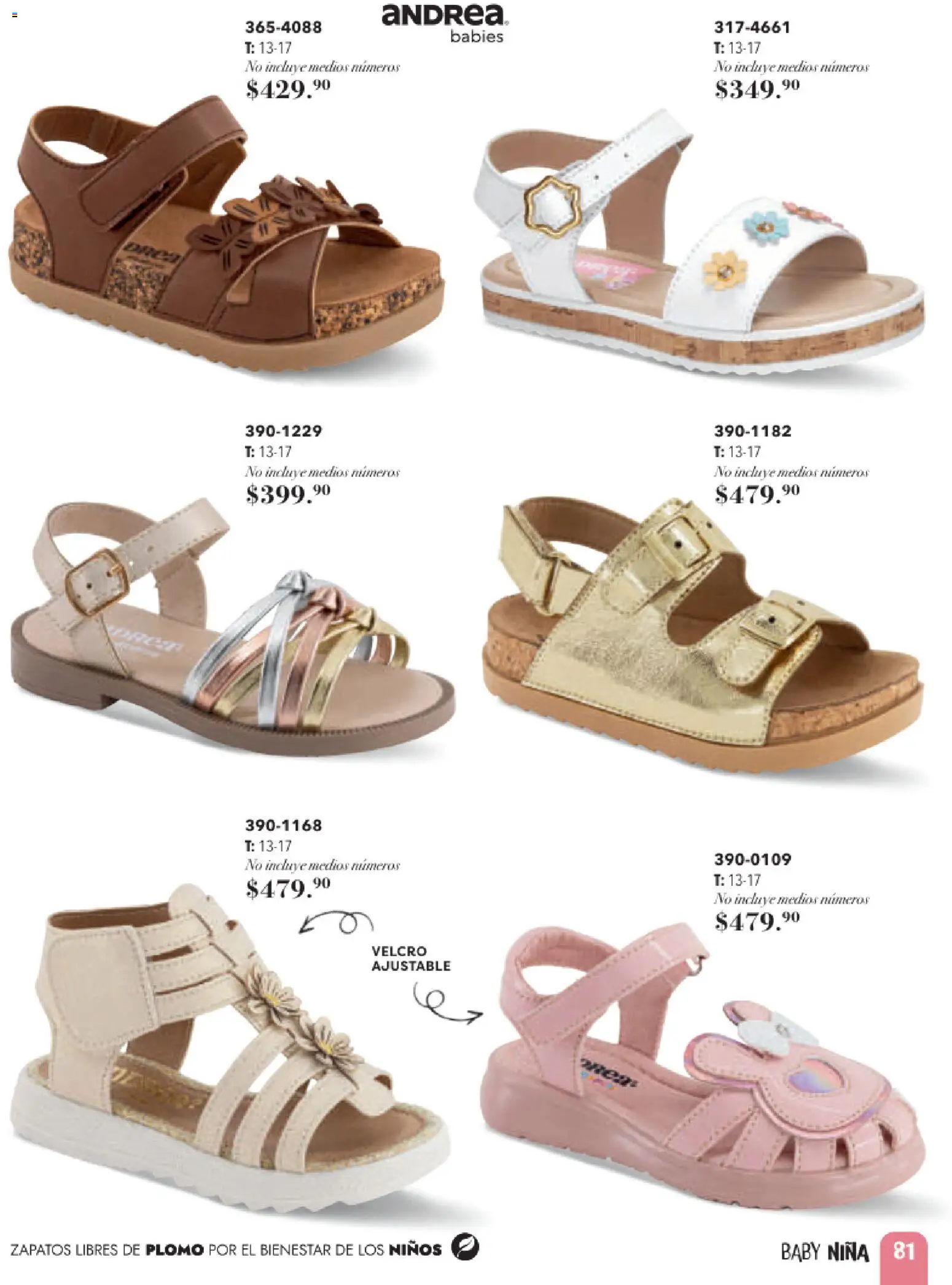 Vista previa las ofertas de la tienda Andrea - Andrea catálogo Infantil Baby desde el 24/05/2026 - Zapatos