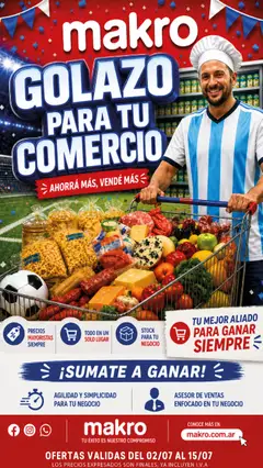 Vista previa del folleto de la tienda Makro válido desde el 02/07/2026 