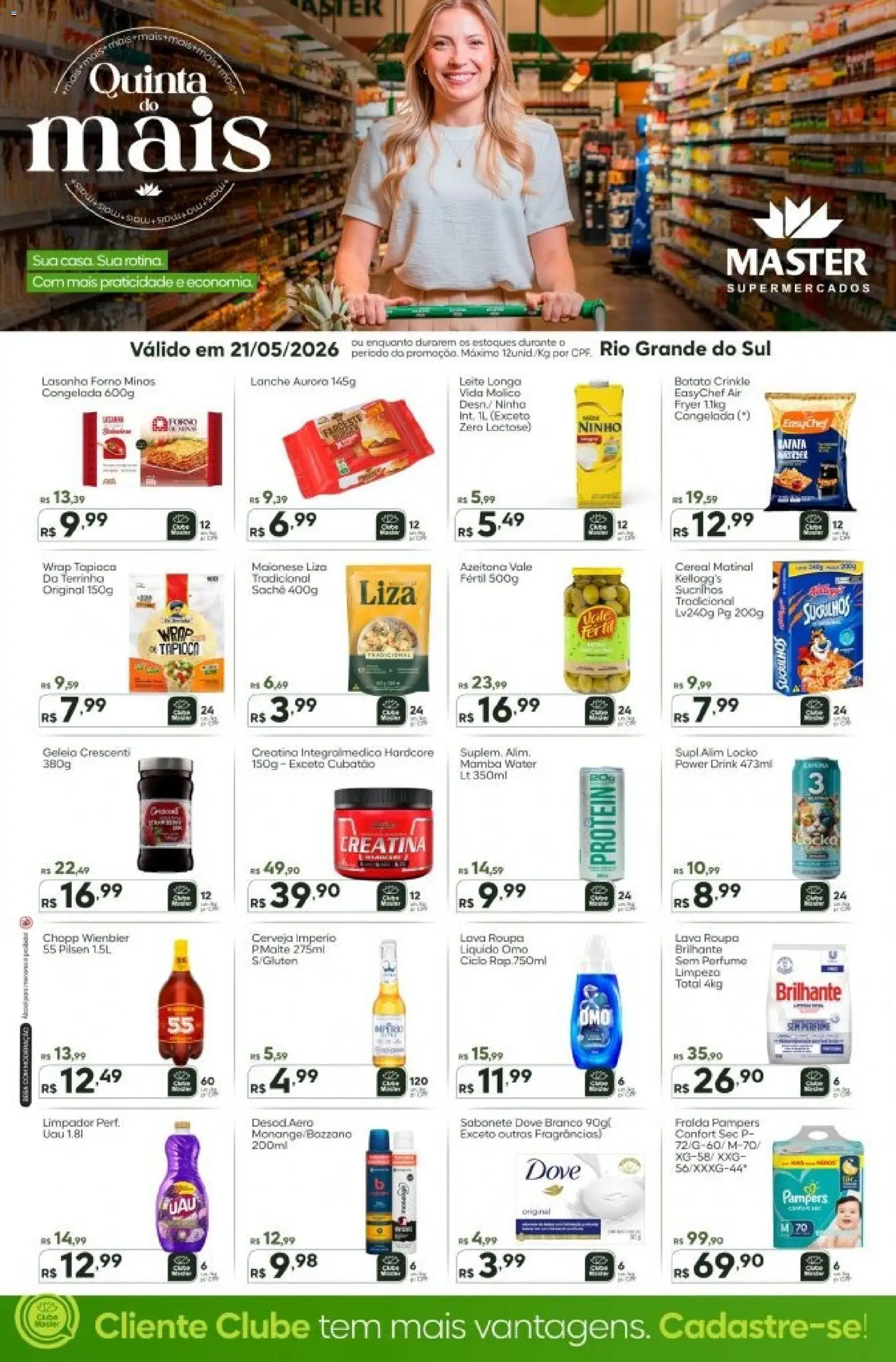 Pré-Visualização do folheto "Master ofertas do Dia" da loja Master válido a partir de 21/05/2026
