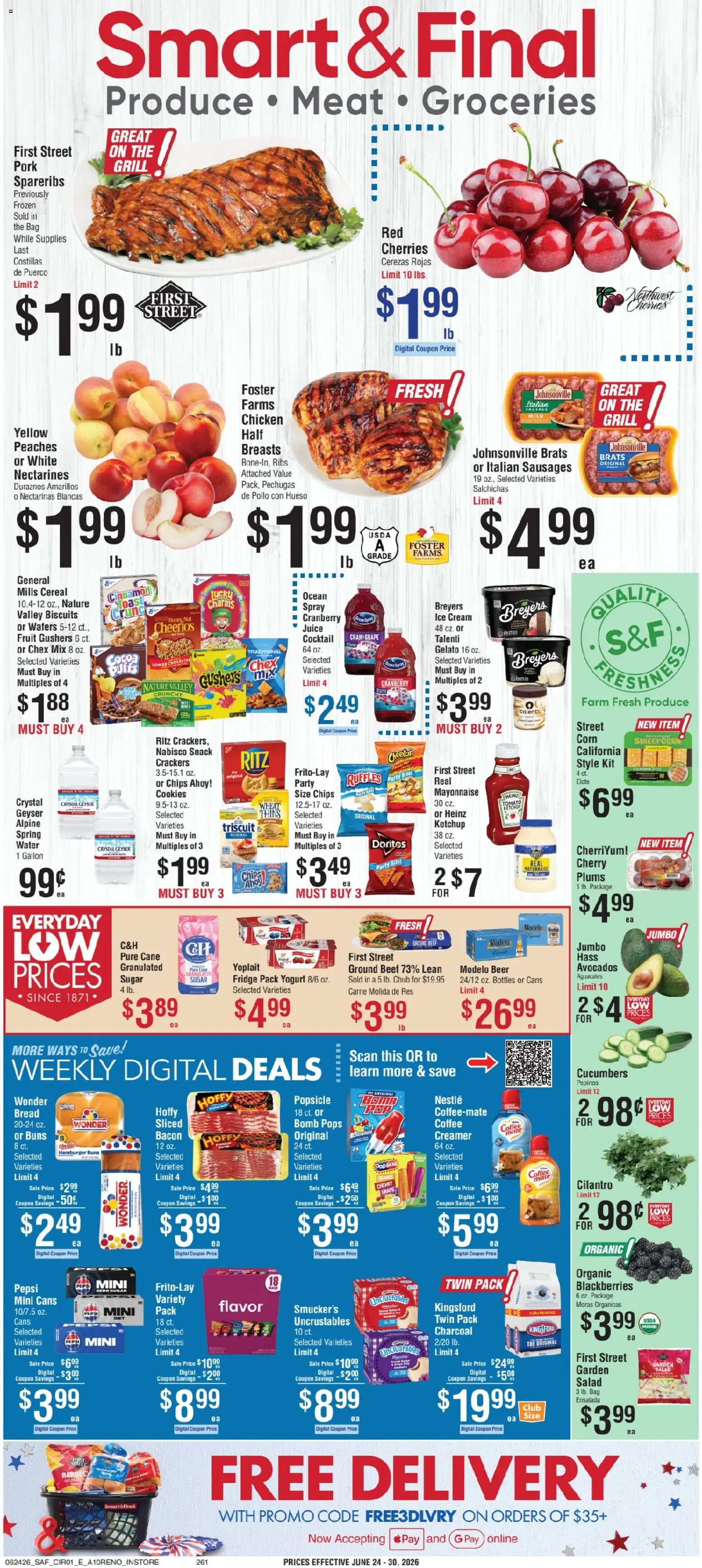Ad Preview of Smart & Final Smart & Final Weekly Ad from 06/24/2026