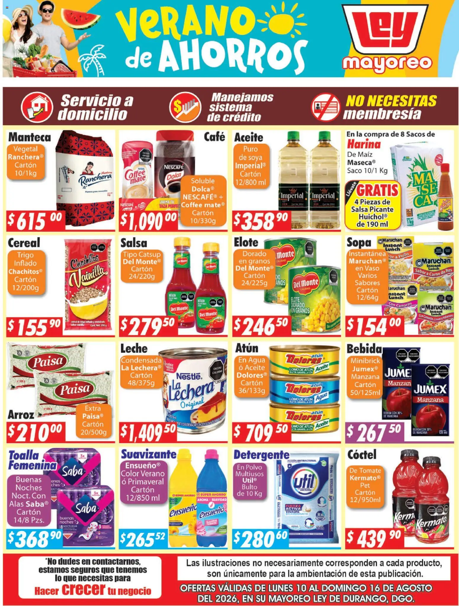 Vista previa las ofertas de la tienda Casa Ley - Casa Ley folleto Durango desde el 10/08/2026 