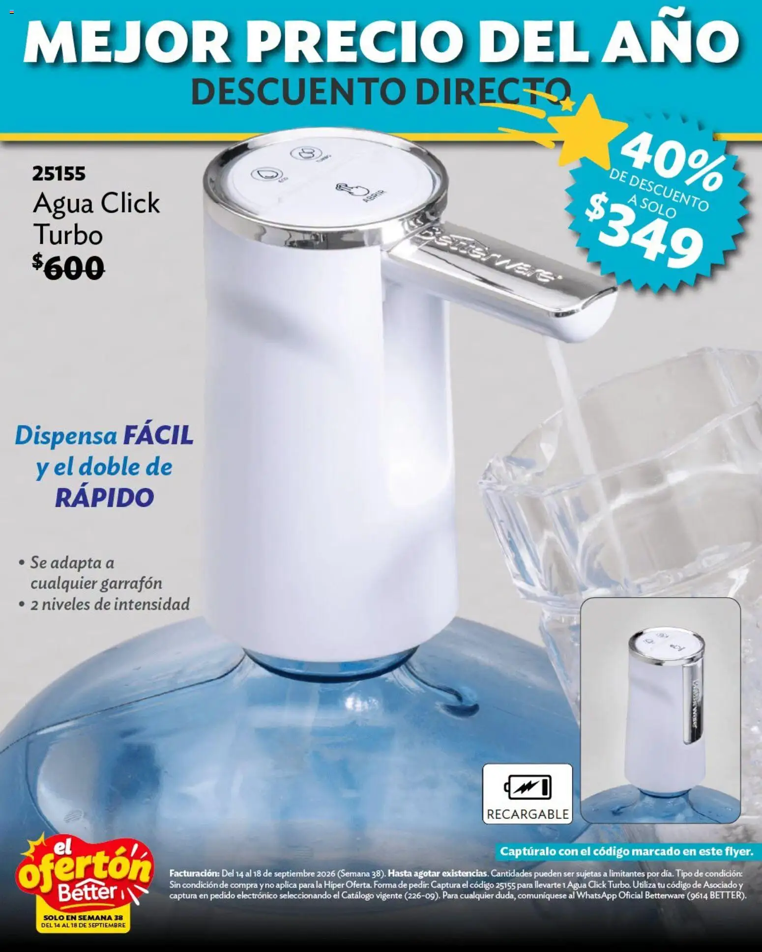 Vista previa las ofertas de la tienda Betterware - Betterware catálogo El Ofertón desde el 14/09/2026 
