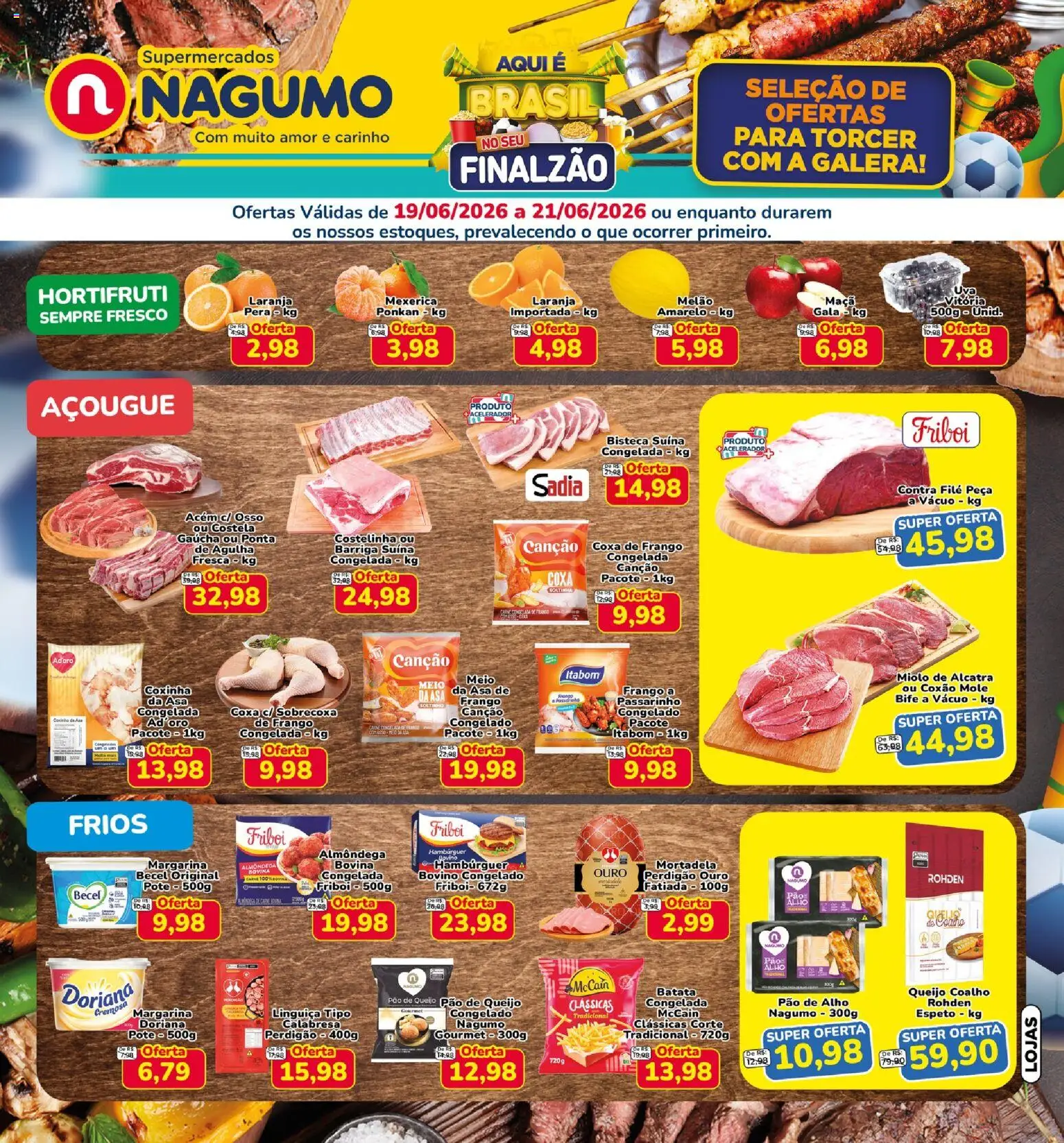 Pré-Visualização do folheto "Nagumo ofertas FDS" da loja Nagumo válido a partir de 19/06/2026