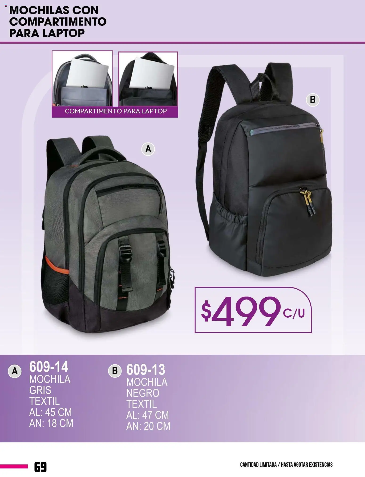 Vista previa las ofertas de la tienda Cklass - Catálogo Especial Supersport Caballero desde el 08/01/2026 - Laptop, Mochila