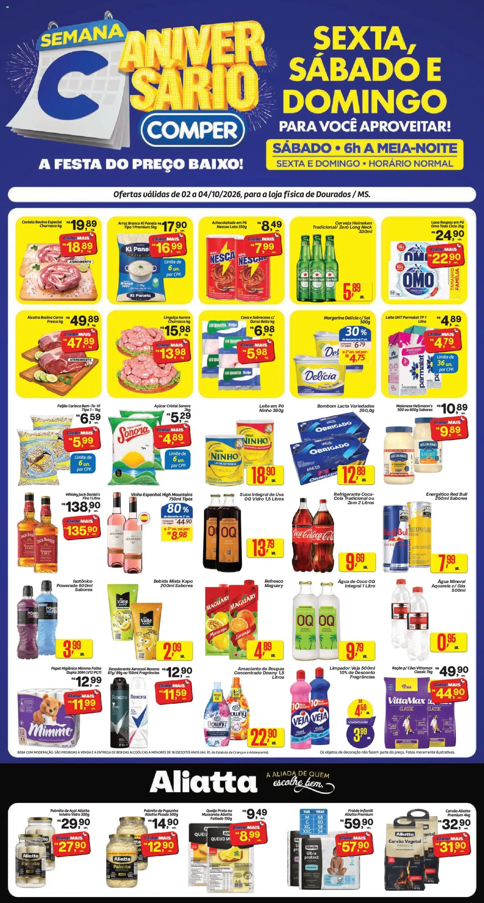 Pré-Visualização do folheto "Comper - Ofertas da semana" da loja Comper válido a partir de 02/10/2026