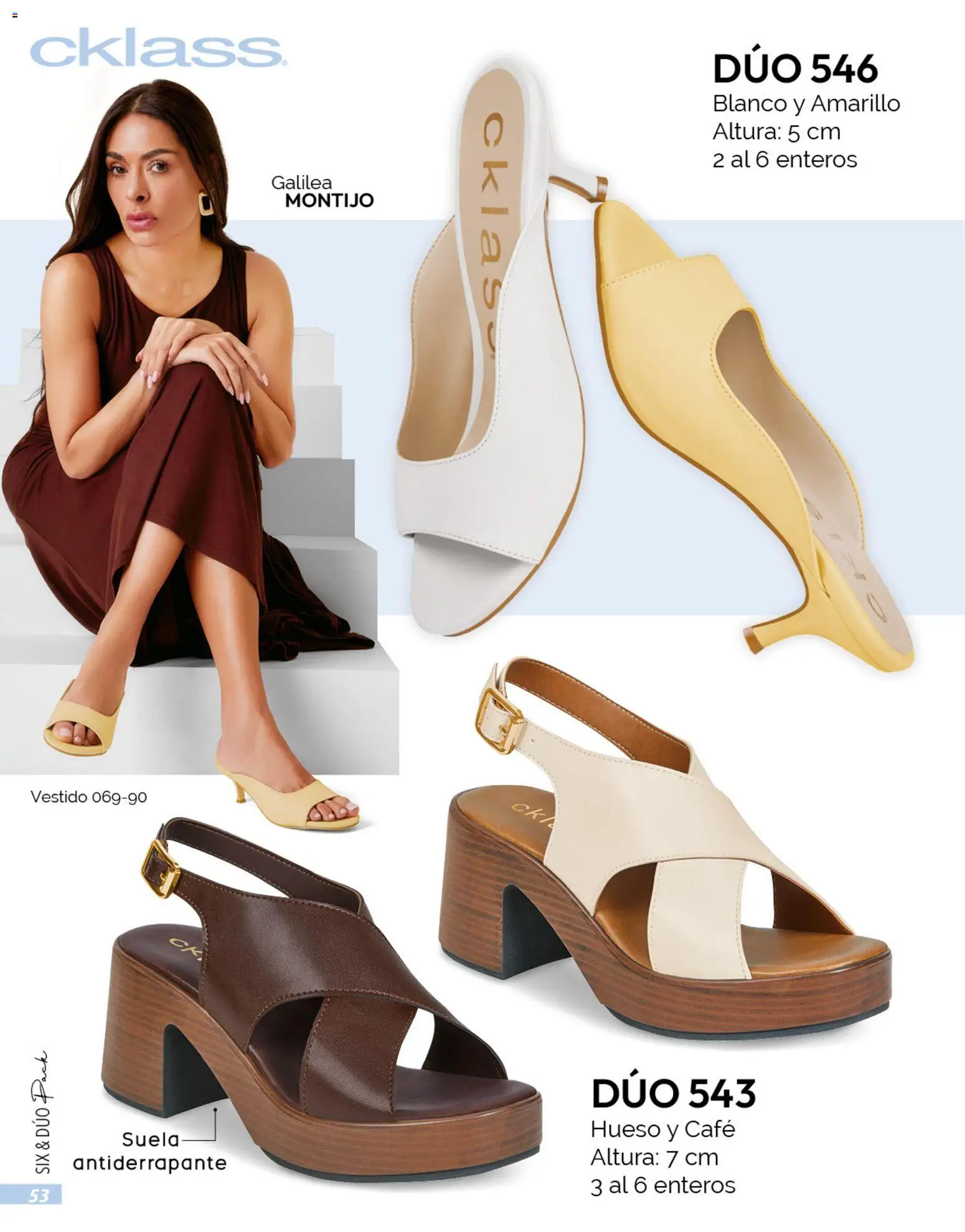 Vista previa las ofertas de la tienda Cklass - Catálogo Six & Dúo pack desde el 02/01/2026 - Café, Vestido