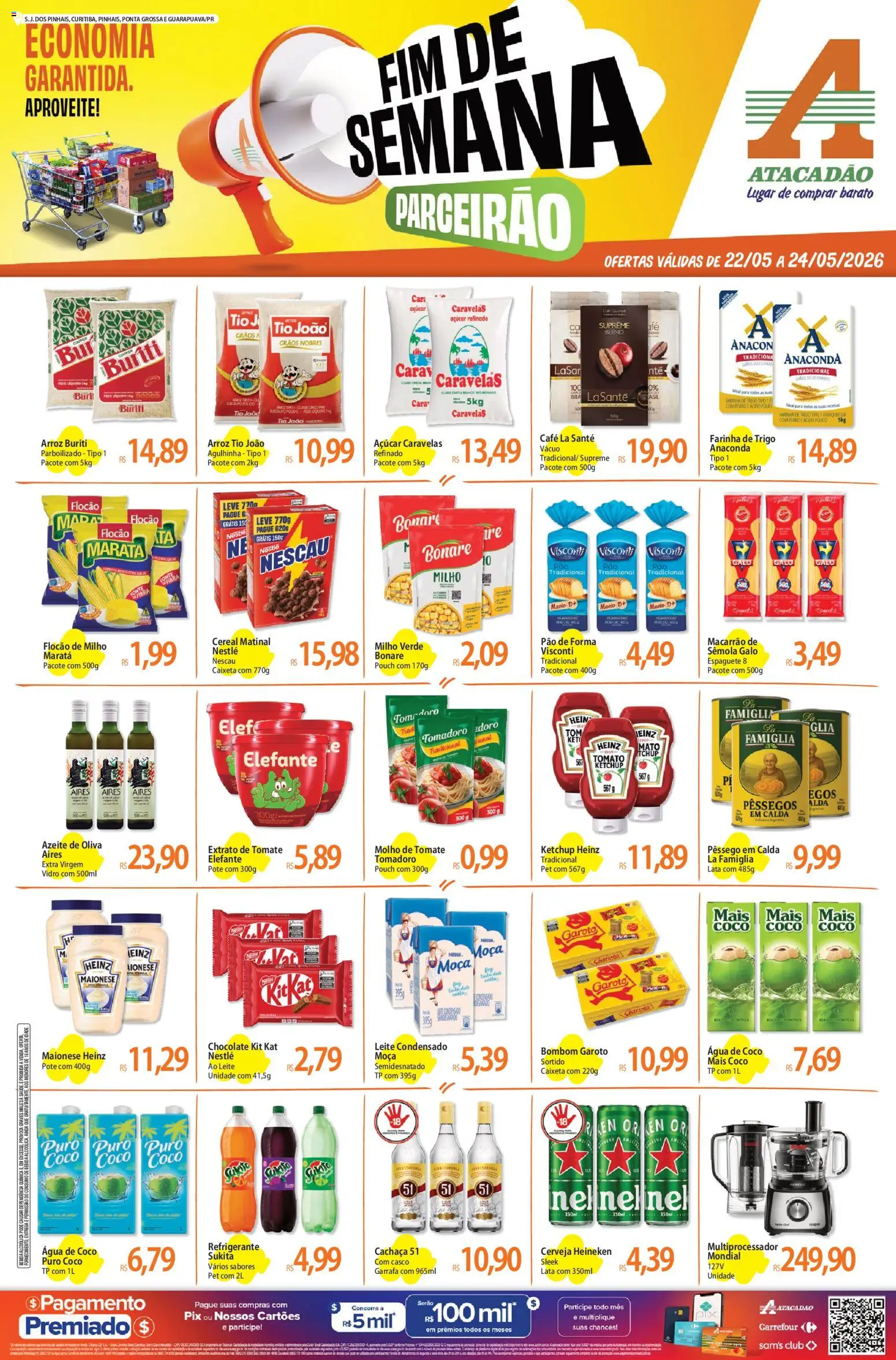 Pré-Visualização do folheto "Atacadão ofertas - PR" da loja Atacadão válido a partir de 22/05/2026