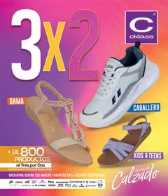 Vista previa las ofertas de la tienda Cklass - Cklass catálogo Remate Calzado 3X2 desde el 20/04/2026 