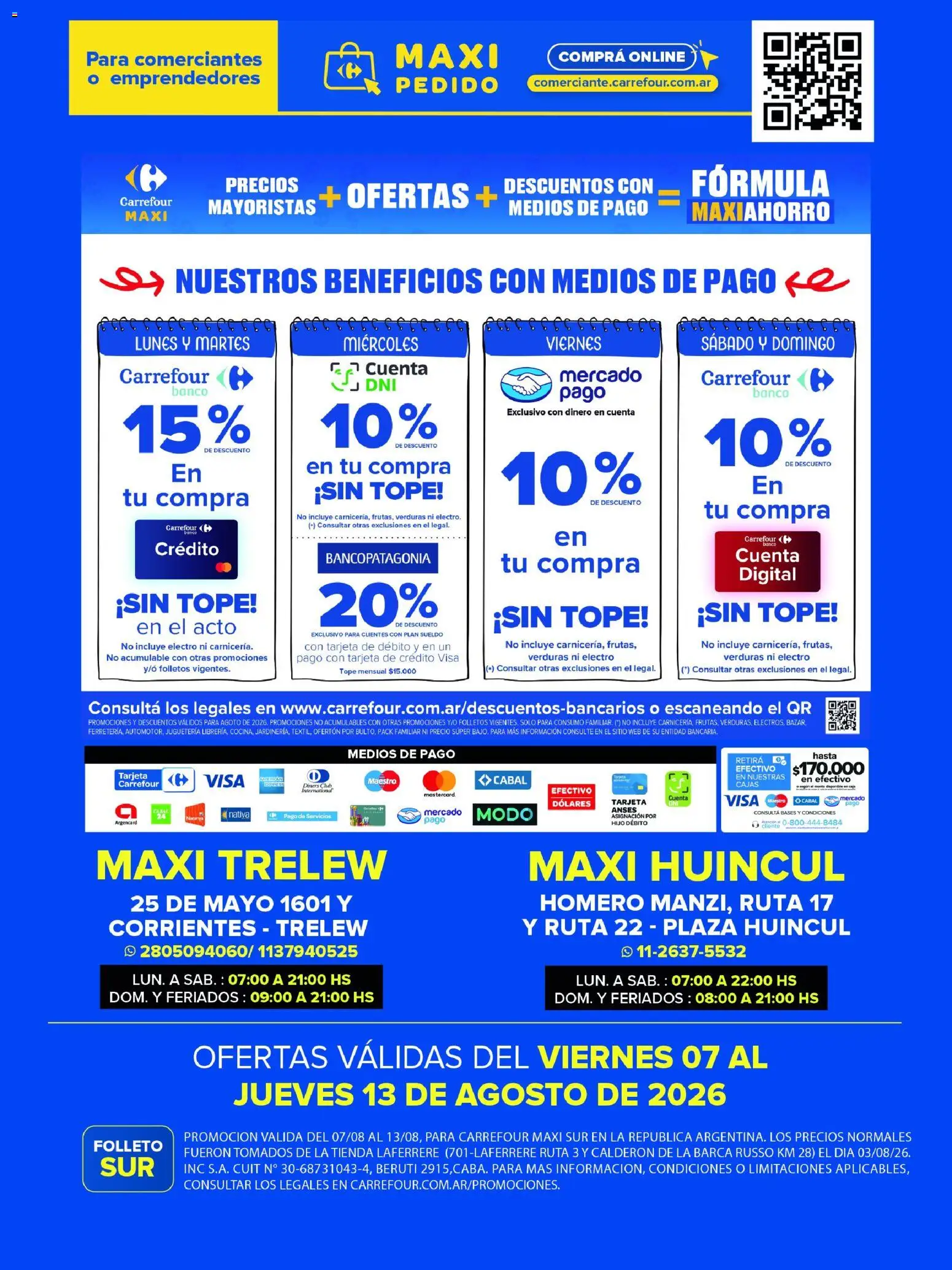 Vista previa del folleto de la tienda Carrefour Maxi válido desde el 07/08/2026 