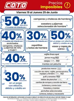 Vista previa del folleto de la tienda Coto válido desde el 19/06/2026 