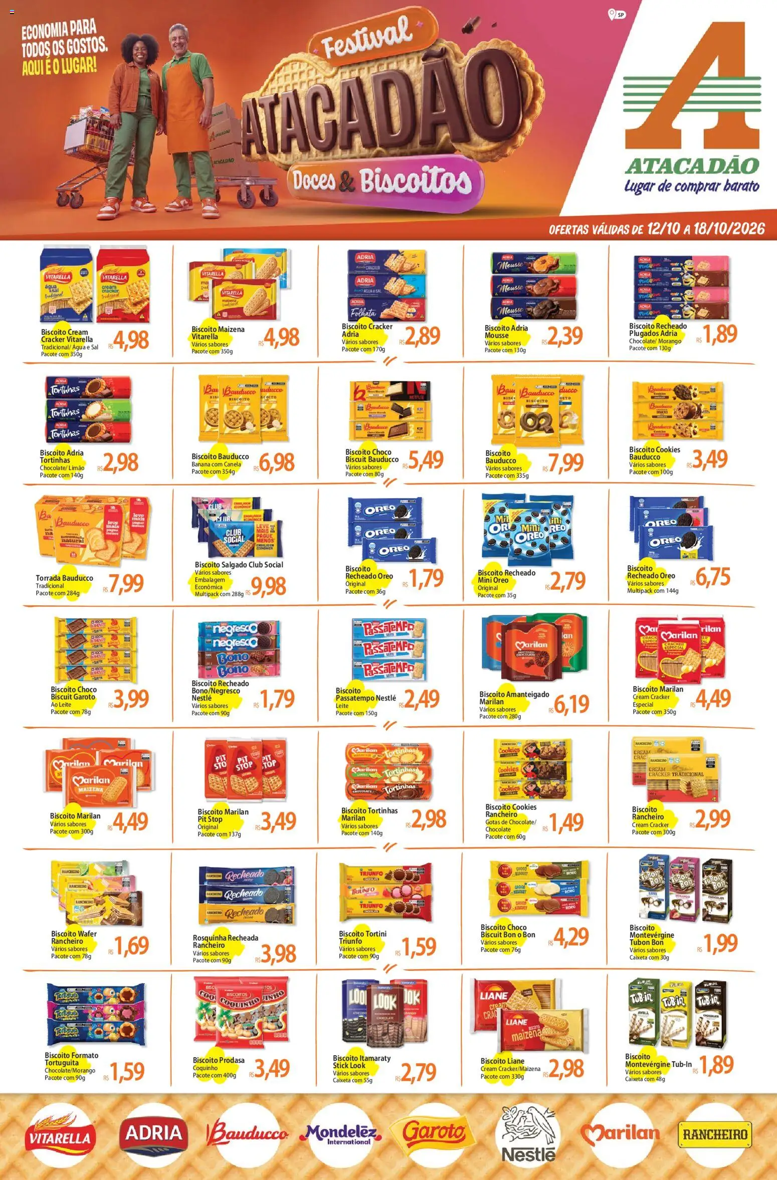 Pré-Visualização do folheto "Atacadão ofertas - SP" da loja Atacadão válido a partir de 12/10/2026